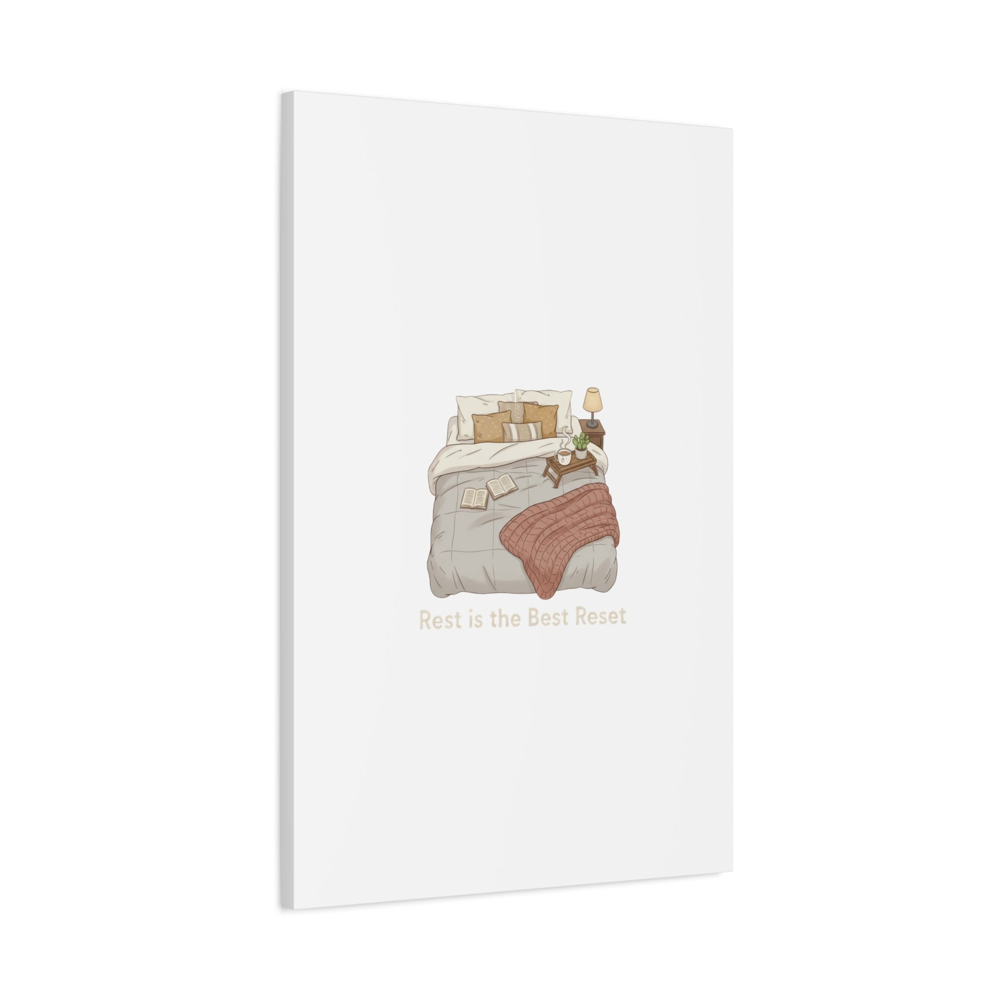 Rest is the Best Reset Canvas | sleepy humor, restful vibes