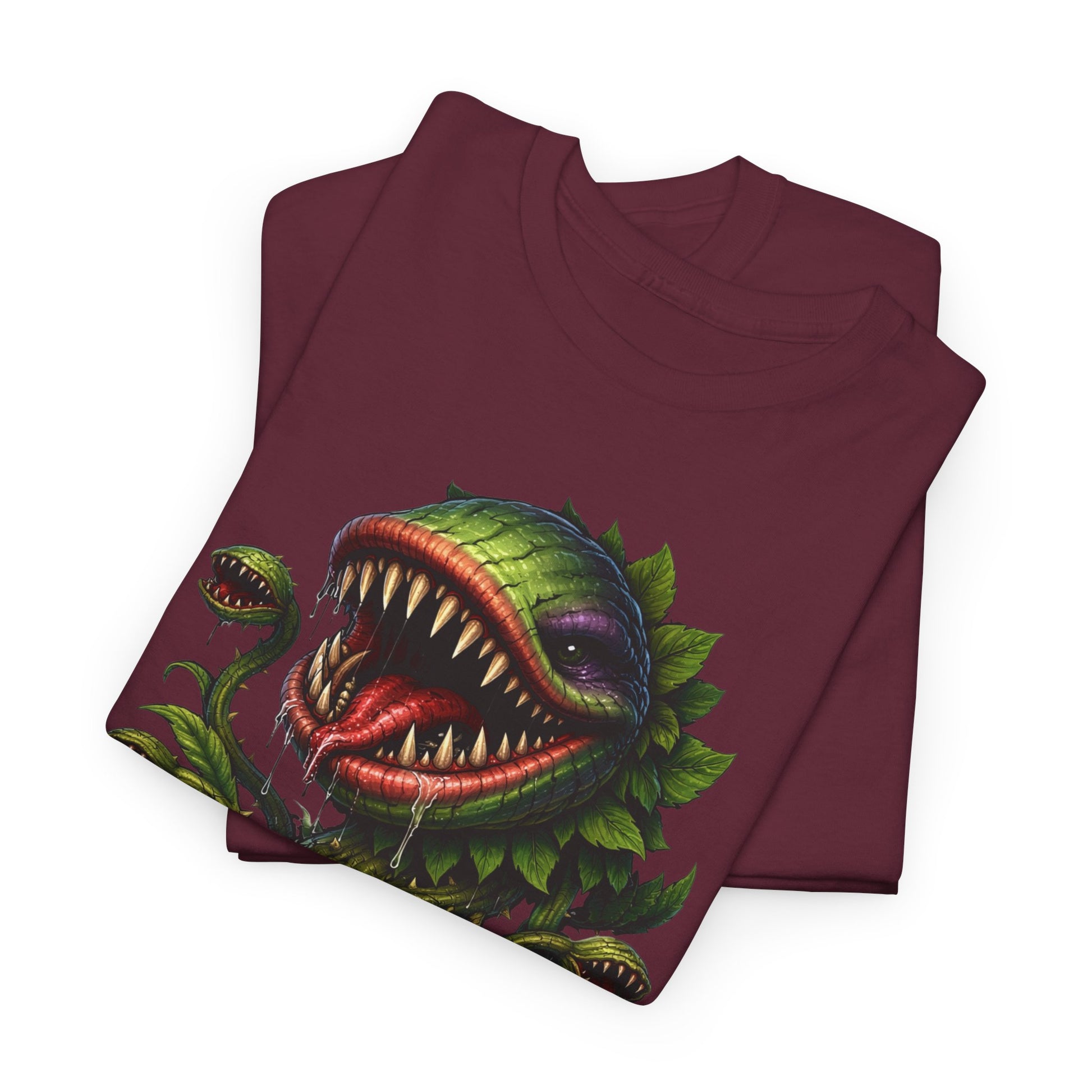 Carnivorous Plant Graphic Tee — "Trash Cult Supply Co." Potted Monster Shirt