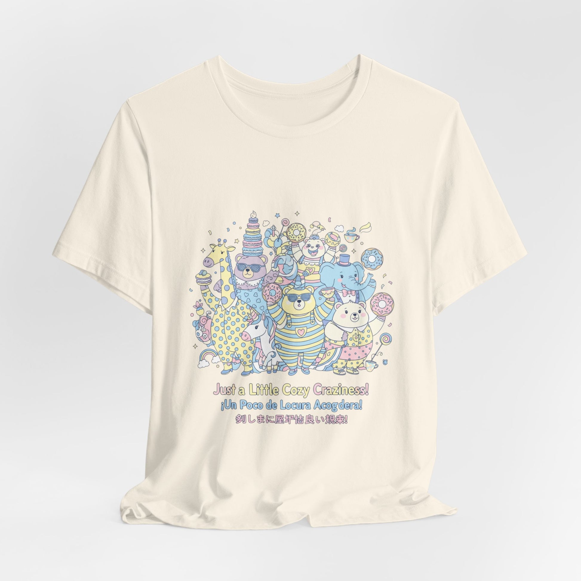 Chaotic Kawaii Tiny Monster Tee, absurd cute pastel whimsical weird