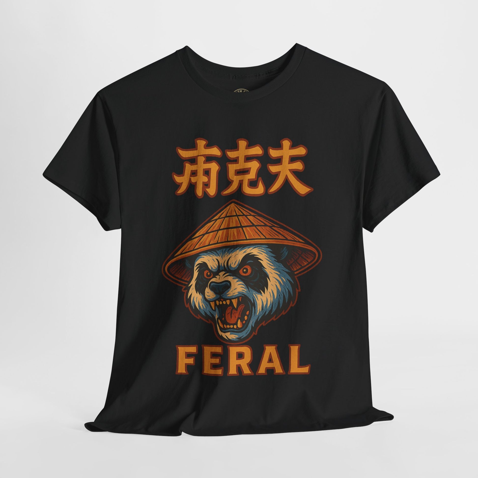 Feral Panda T-Shirt – Bold Streetwear Animal Graphic Tee | Unisex Heavy Cotton Shirt for Chaos Lovers