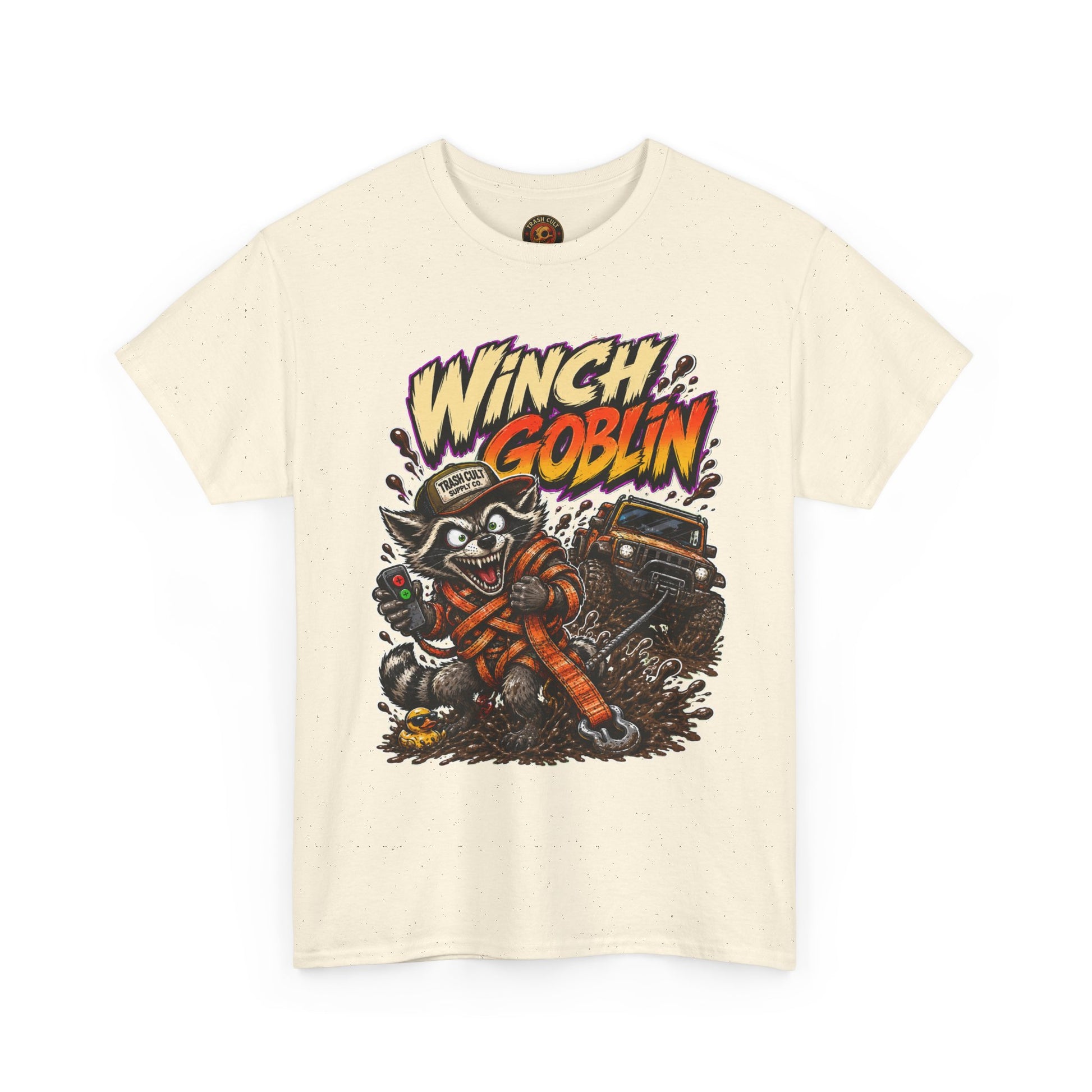 Winch Goblin Tee — Vintage Tow Truck Mechanic Graphic Shirt