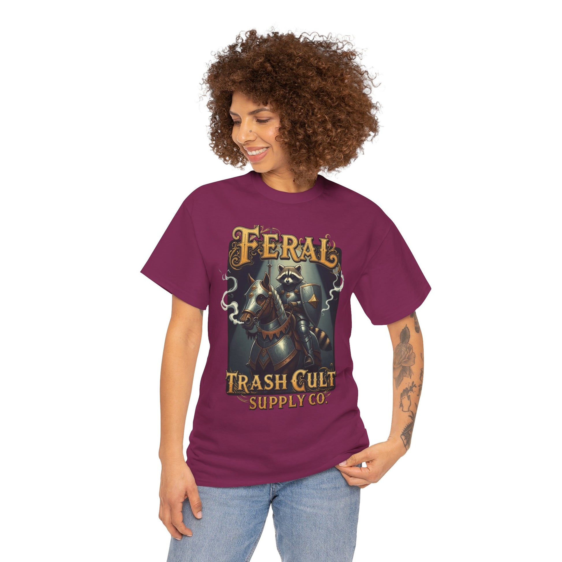 Feral Trash Cult Tee, Unisex Graphic Tee, Cool T-Shirt, Unique Funny Apparel, Gift for Eco Warriors, Casual Wear, Festival Clothing