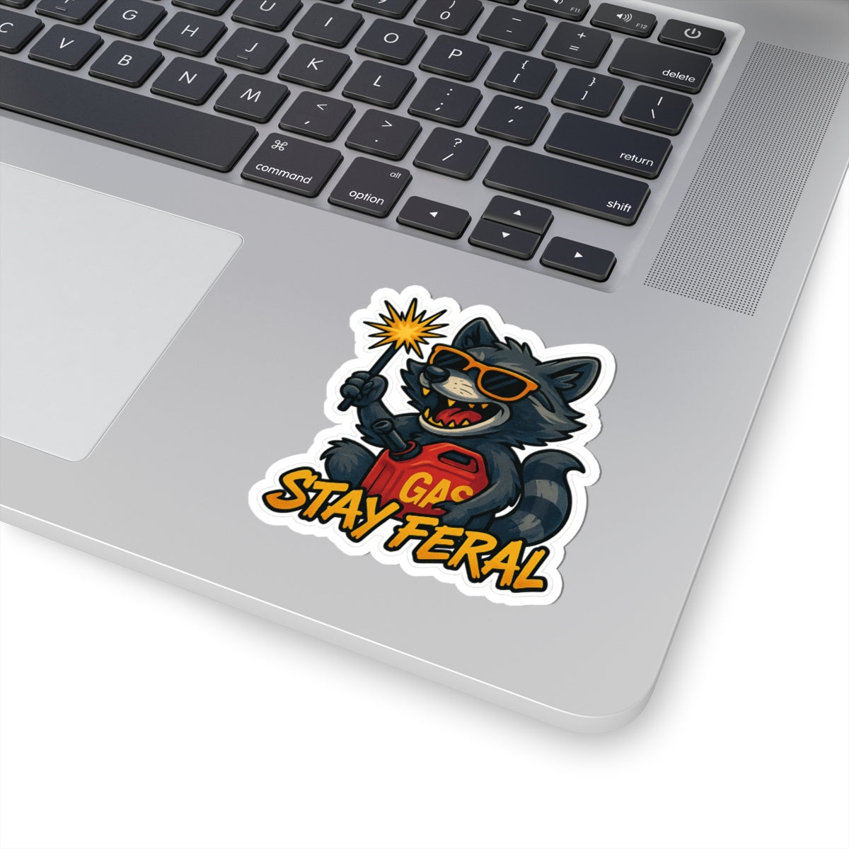 Stay Feral Stickers - Fun, Quirky Art for Laptops, Water Bottles, and More, Perfect for Gifts, Decor, and Celebrations