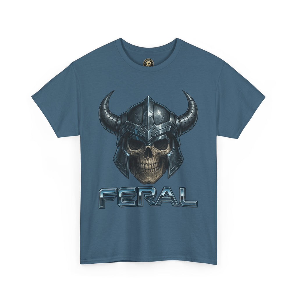 Feral Skull Graphic Tee, Unisex Cotton Shirt, Casual Wear, Gamer Apparel, Unique Gift for Fans