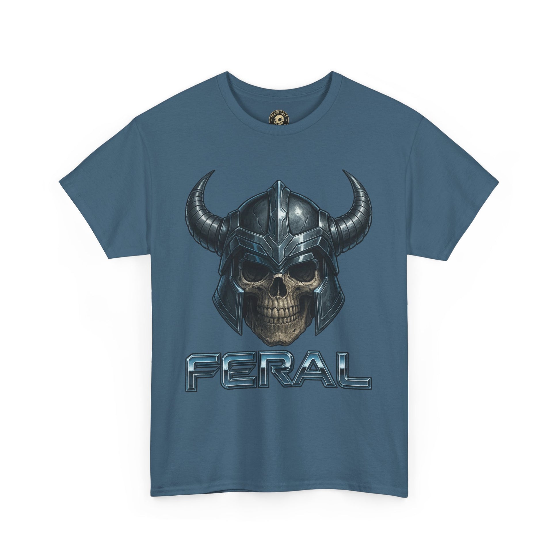 Feral Skull Graphic Tee, Unisex Cotton Shirt, Casual Wear, Gamer Apparel, Unique Gift for Fans