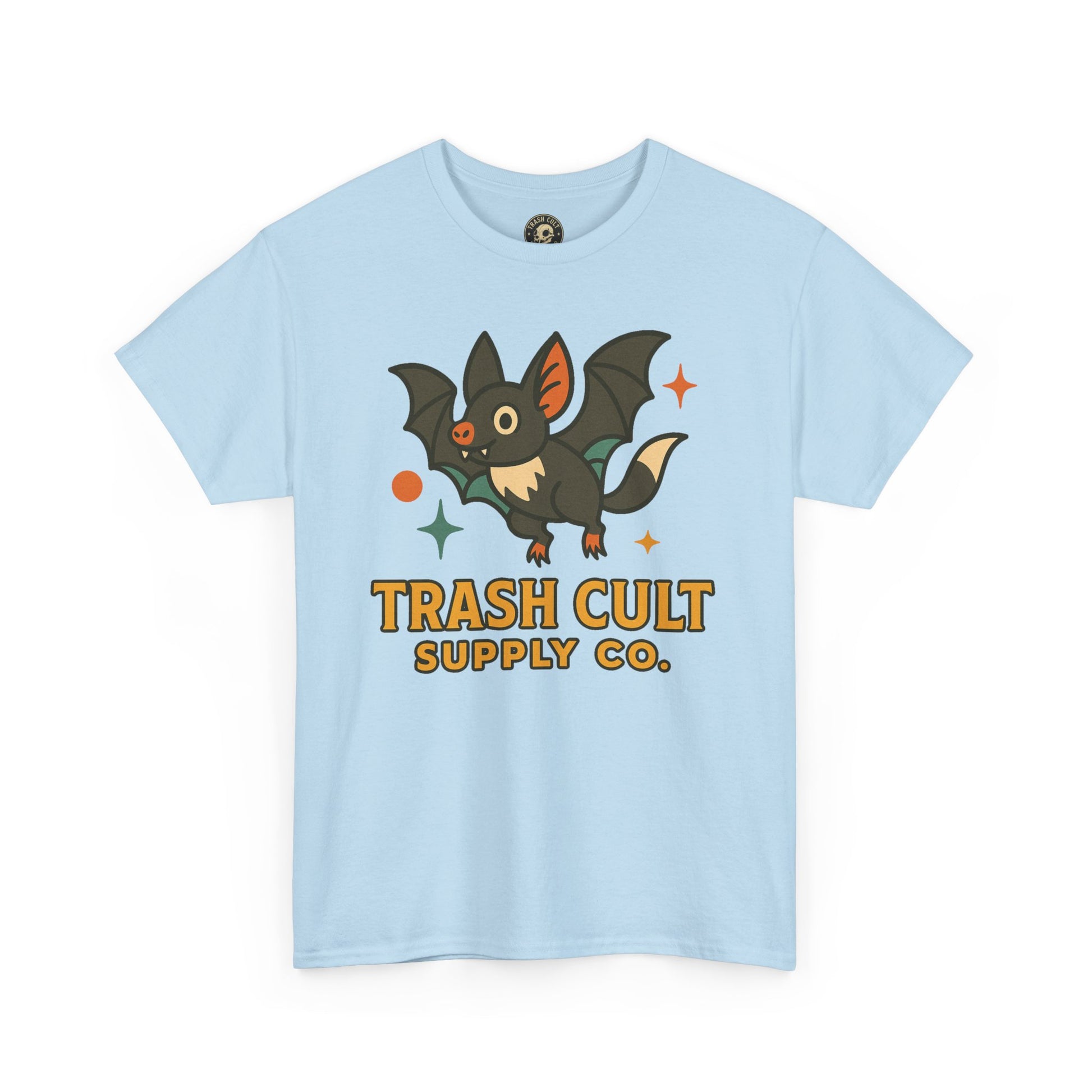 Trash Cult Supply Co. Unisex Heavy Cotton Tee - Fun Graphic Tee for Casual Wear, Perfect Gift for Bat Lovers, Halloween T-Shirt, [...]