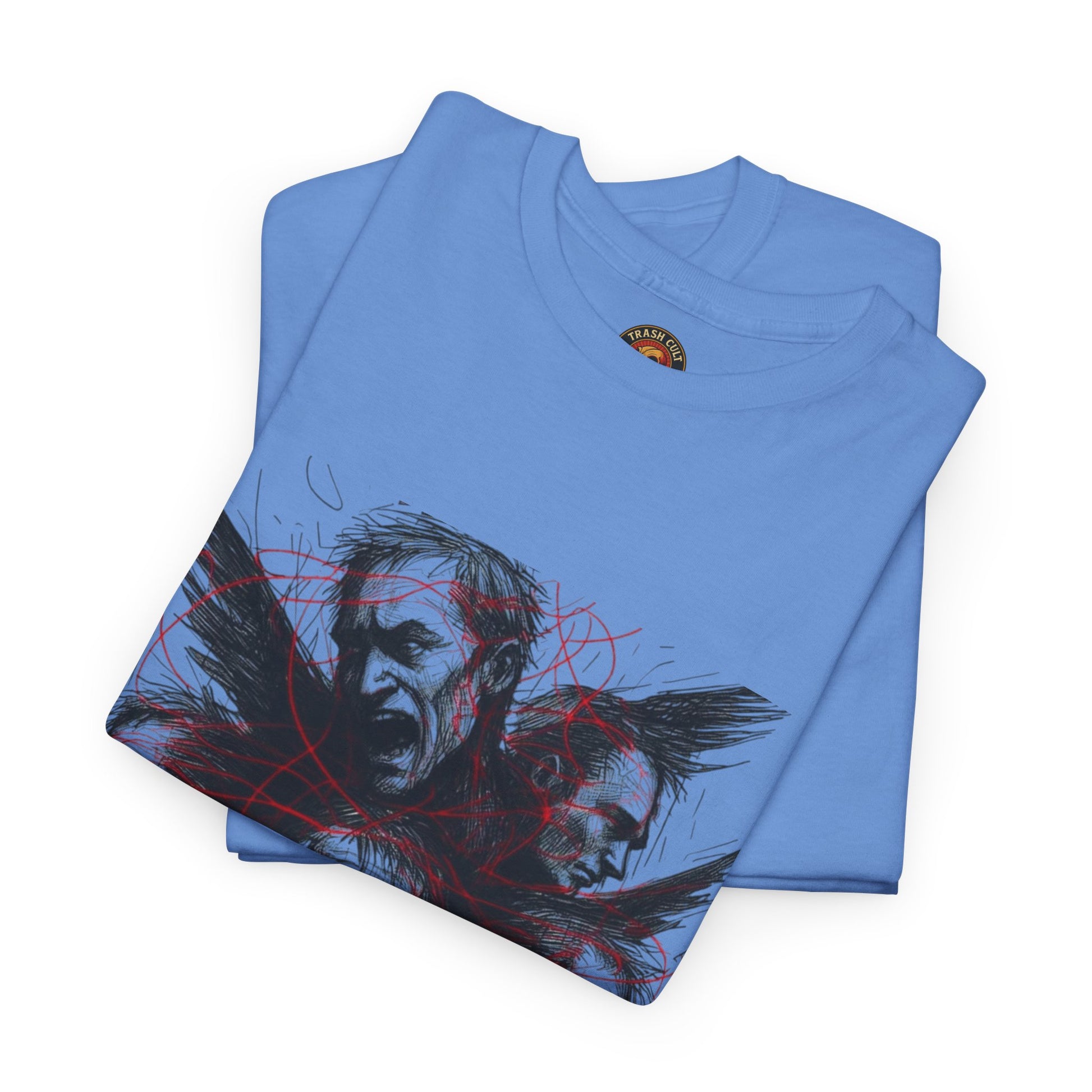 Xian Allen x Trash Cult Shirt – “Loud Inside My Head” | Dark Illustrative Art Tee