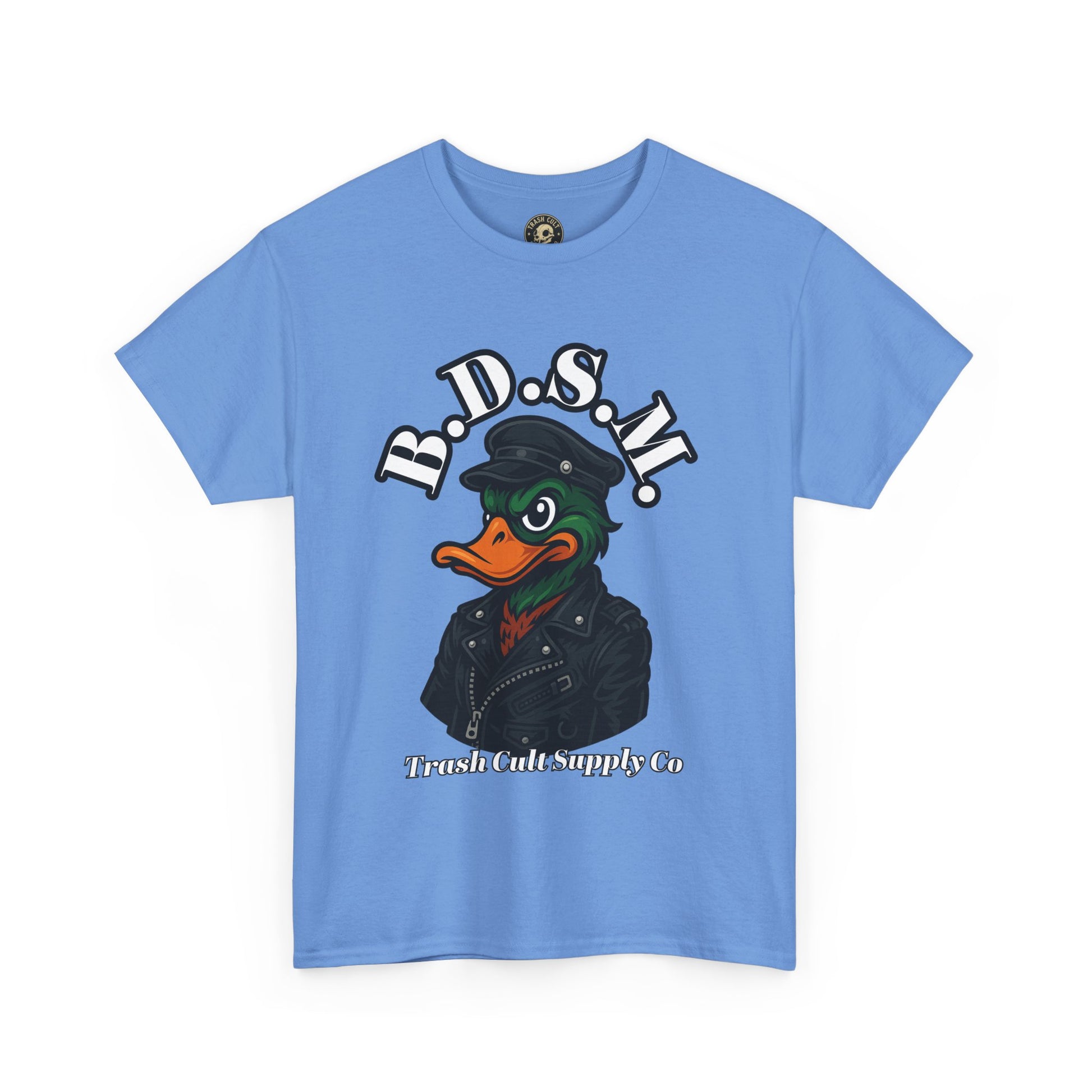 BDSM Mallard Duck Biker Shirt – Funny Biker Duck Tee on Gildan 5000