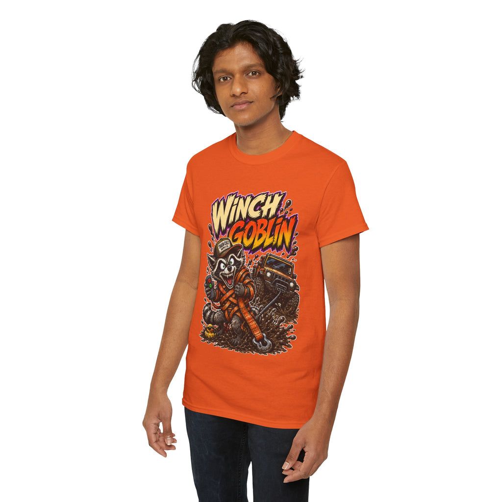 Winch Goblin Tee — Vintage Tow Truck Mechanic Graphic Shirt