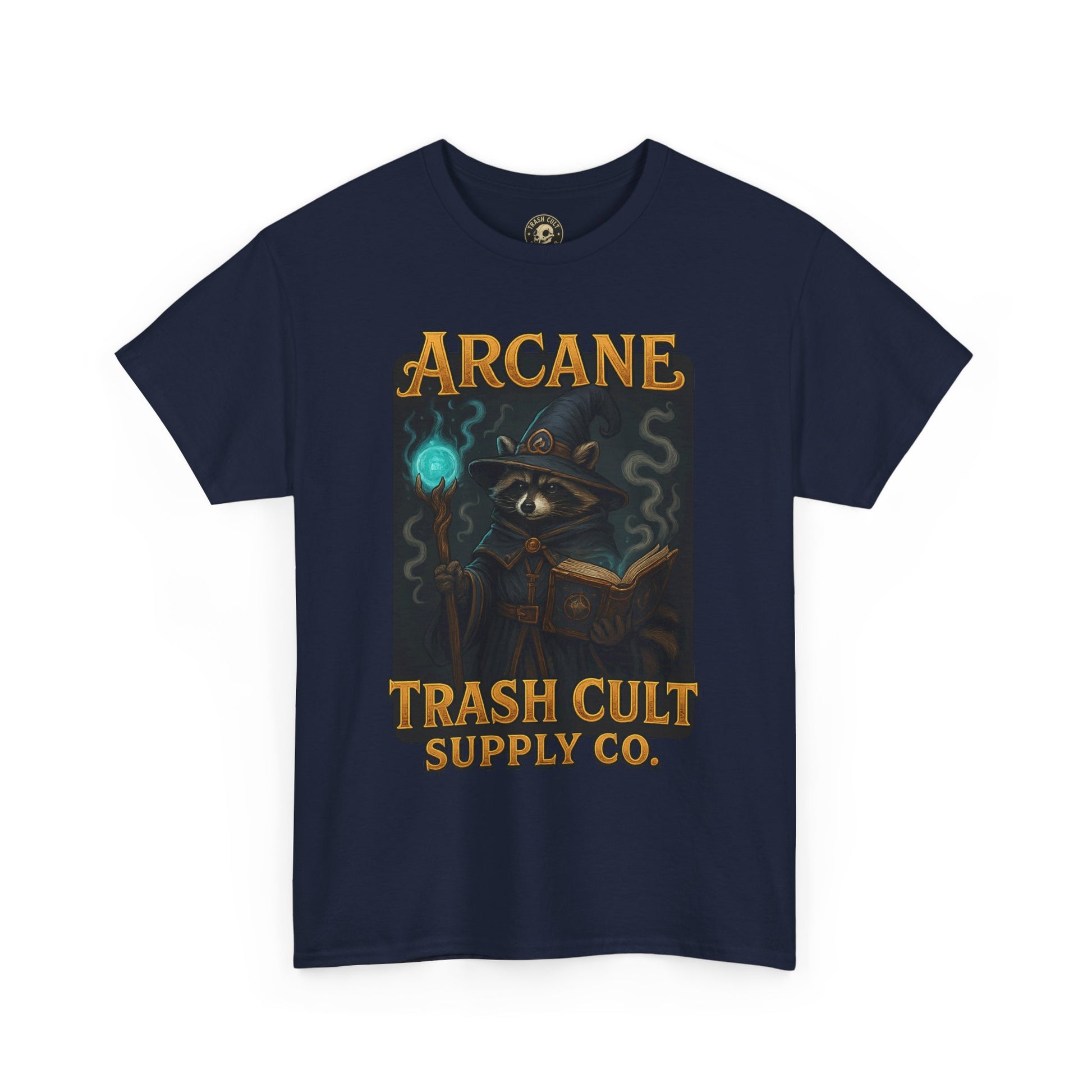 Arcane Trash Cult Unisex Heavy Cotton Tee, Cult Merchandise, Witchy Style, Halloween Tee, Casual Everyday Wear
