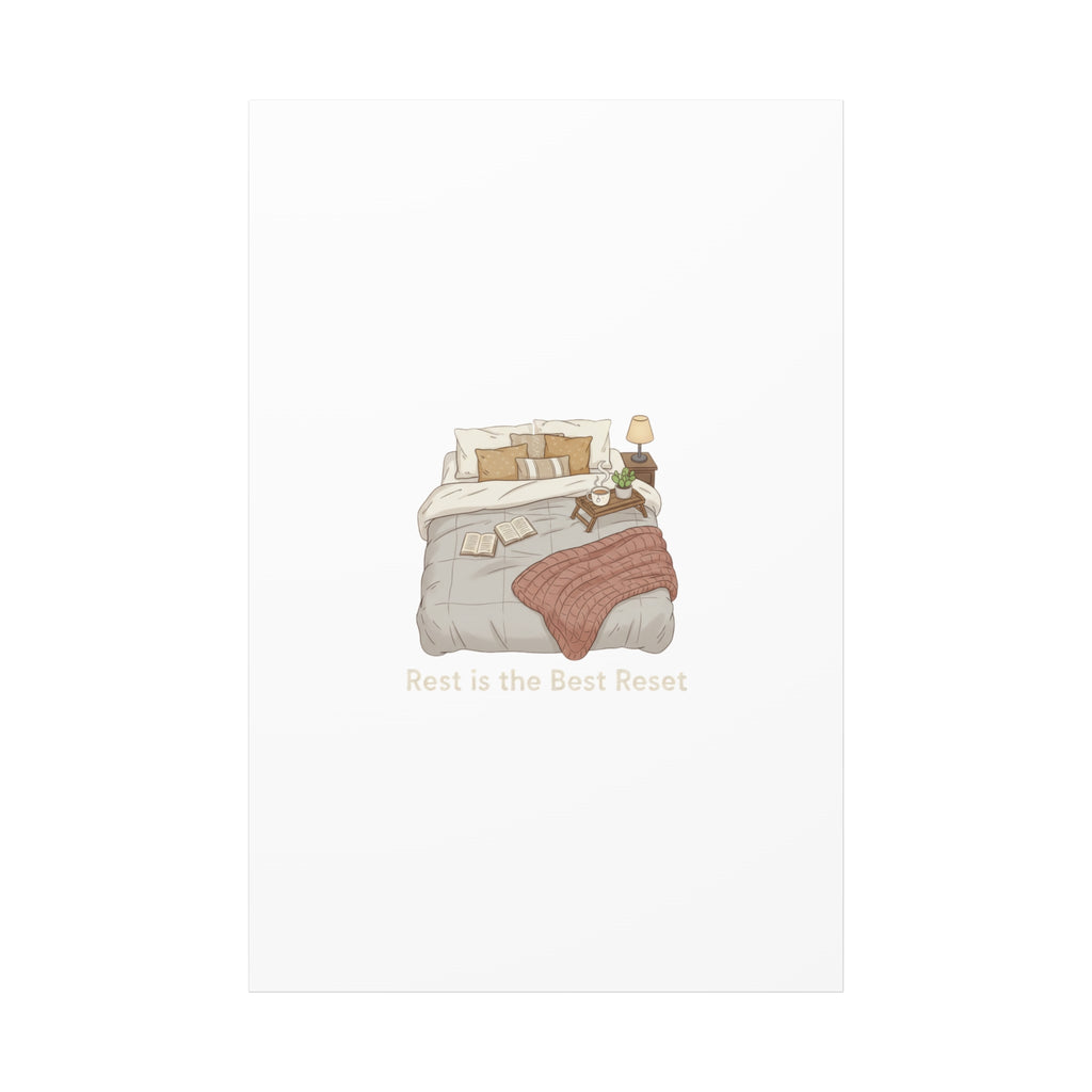 Rest is the Best Reset Canvas | sleepy humor, restful vibes
