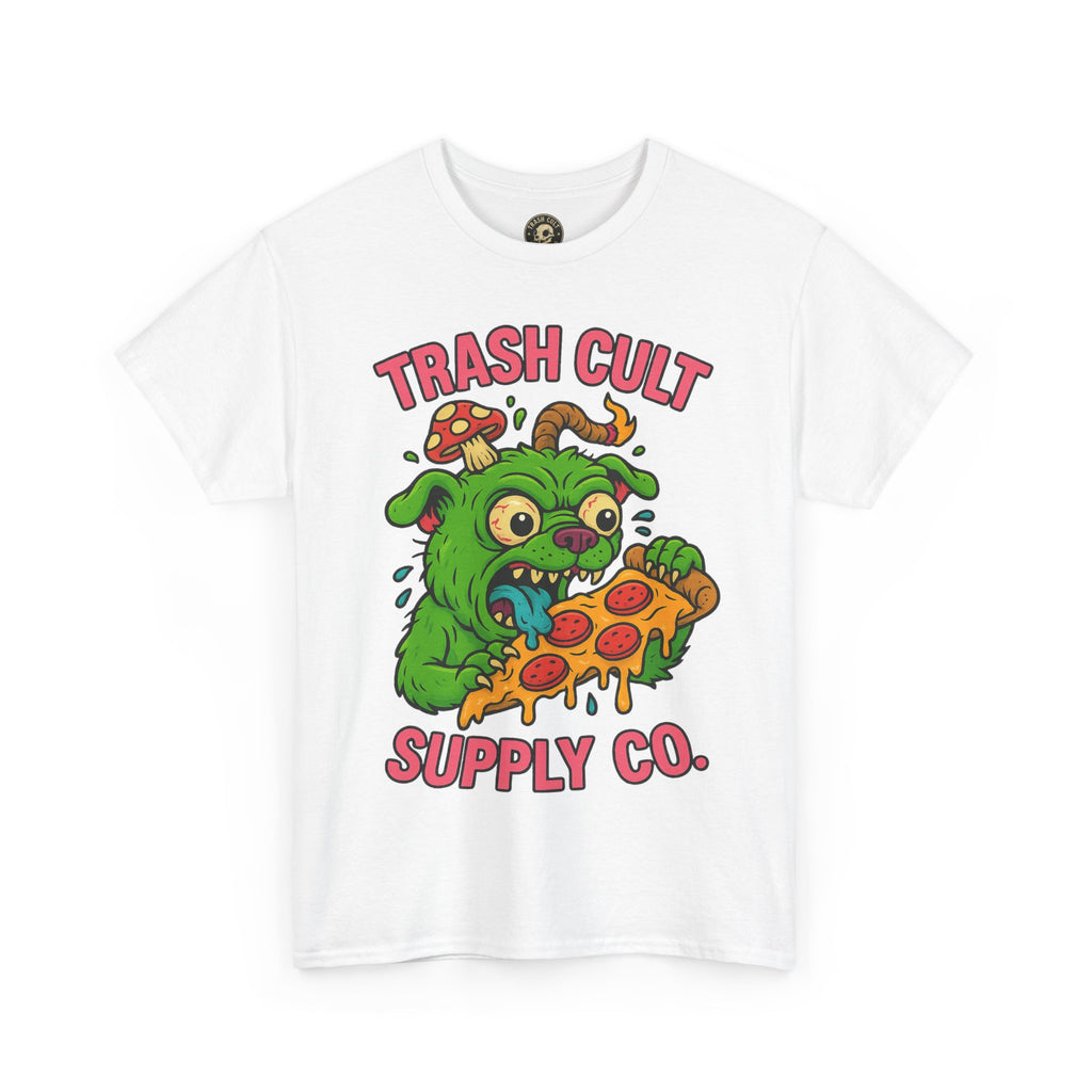 Feral Pizza Monster Shirt – Trash Cult Supply Co | Gildan 5000 Graphic Tee