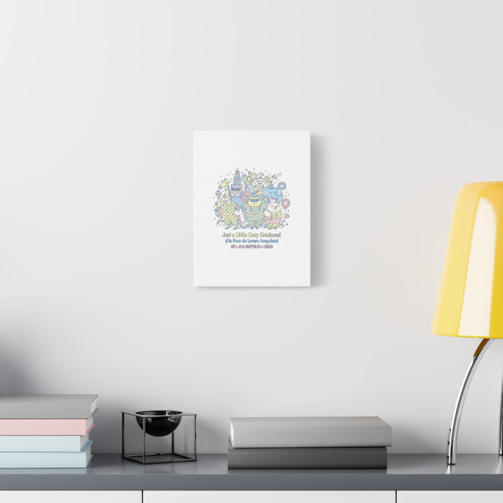 Cozy Craziness Canvas | mildly unhinged cute, whimsical weird