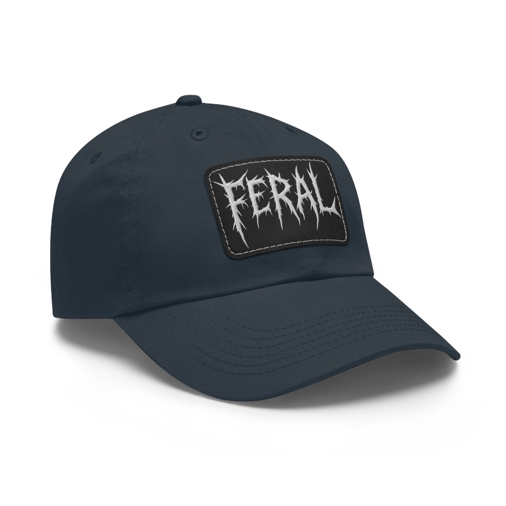 FERAL Embroidered Leather Patch Hat – Trash Cult Supply Co.