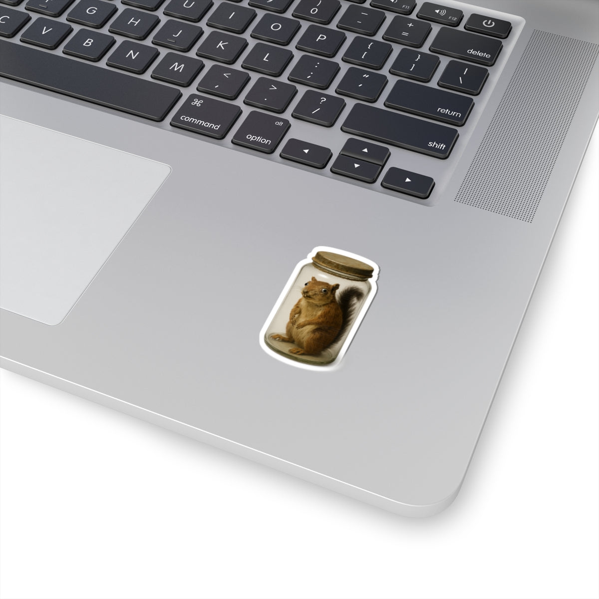 Whimsical Squirrel Stickers, Cute Animal Art, Funny Gift, Laptop Decor, Fun Scrapbooking Supplies, Unique Party Favors
