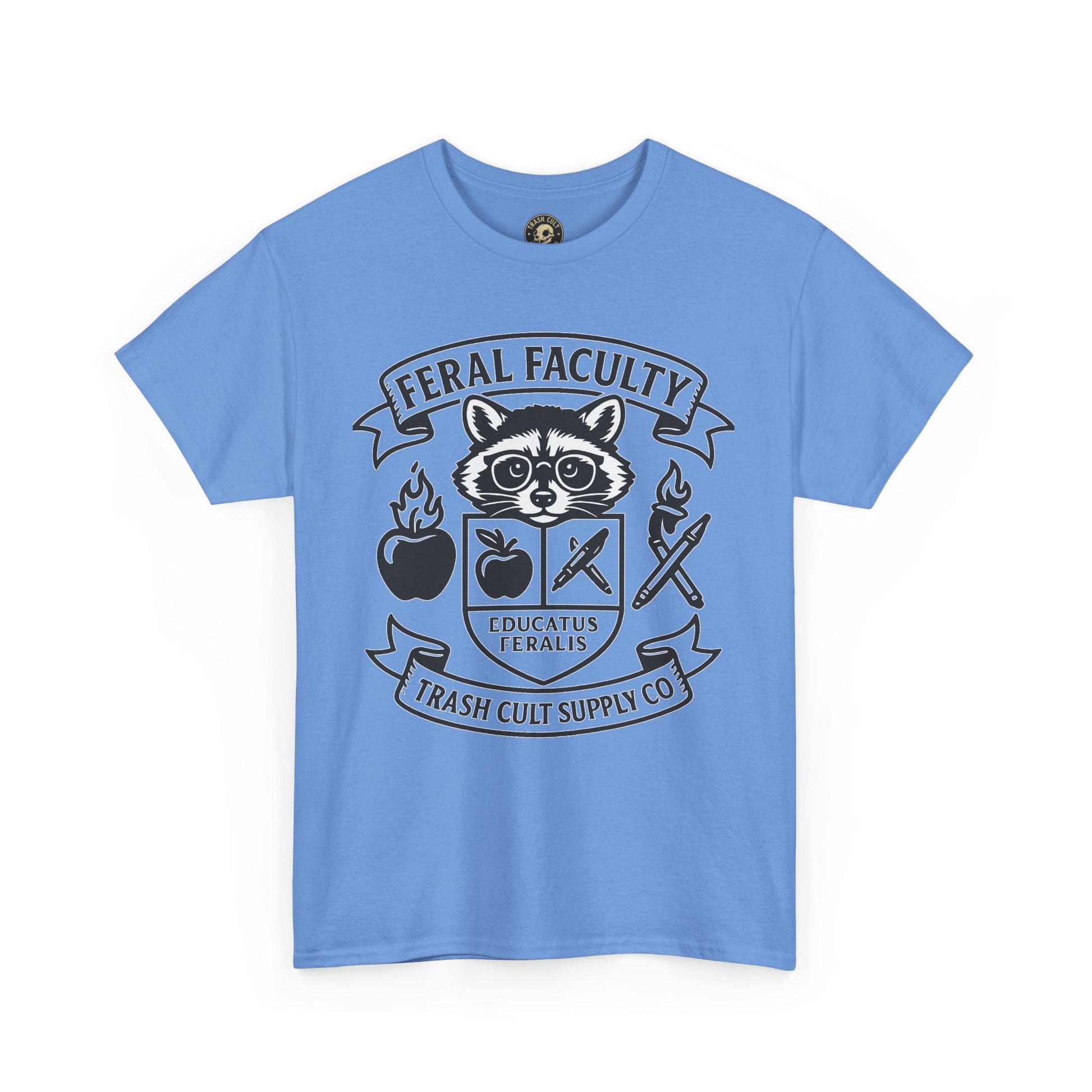 Feral Faculty Tee, Fun Teacher Shirt, Animal Lover Gift, Cool Graphic Tee, Casual Everyday Wear, Unisex Cotton T-Shirt