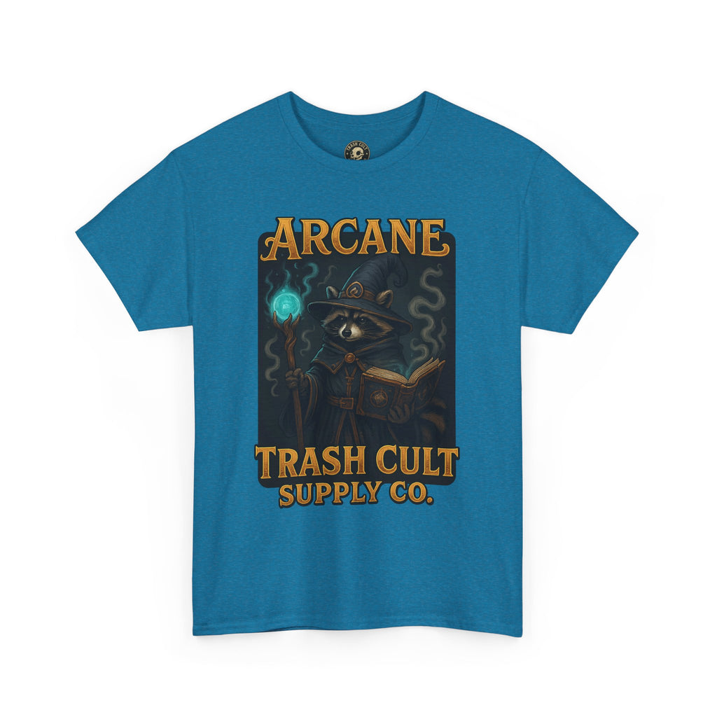 Arcane Trash Cult Unisex Heavy Cotton Tee, Cult Merchandise, Witchy Style, Halloween Tee, Casual Everyday Wear