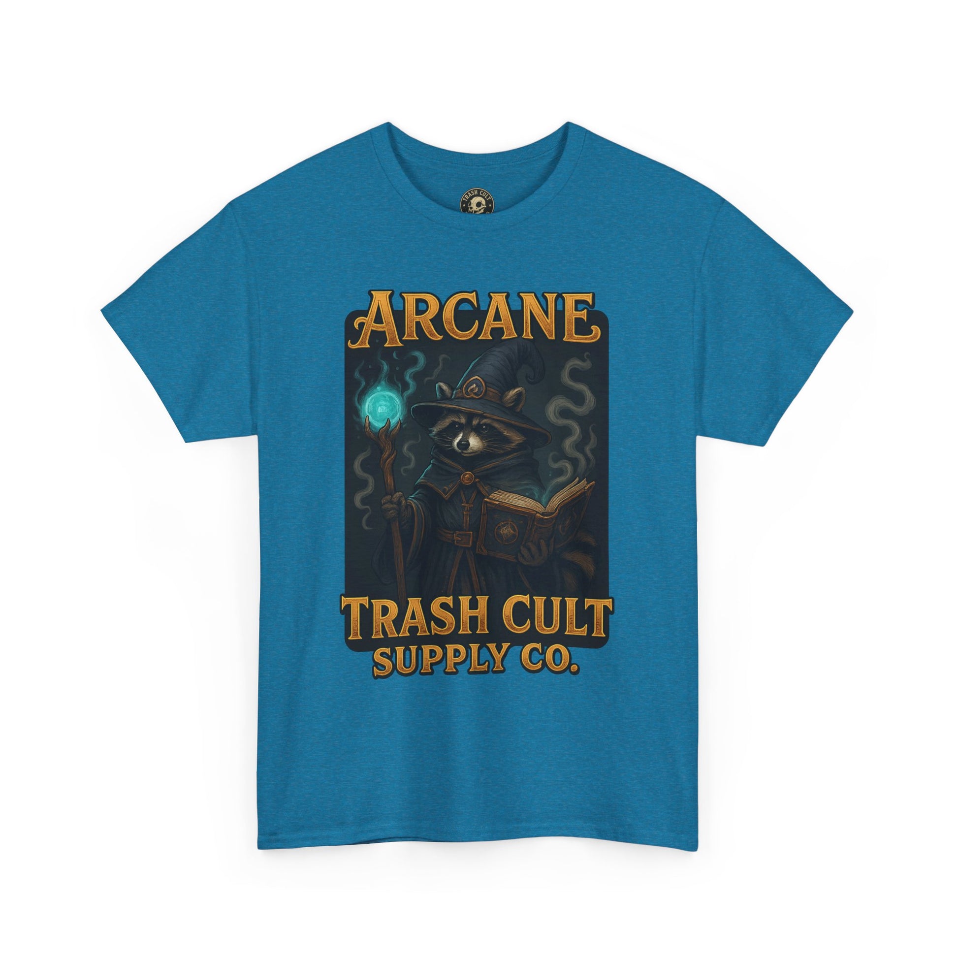 Arcane Trash Cult Unisex Heavy Cotton Tee, Cult Merchandise, Witchy Style, Halloween Tee, Casual Everyday Wear