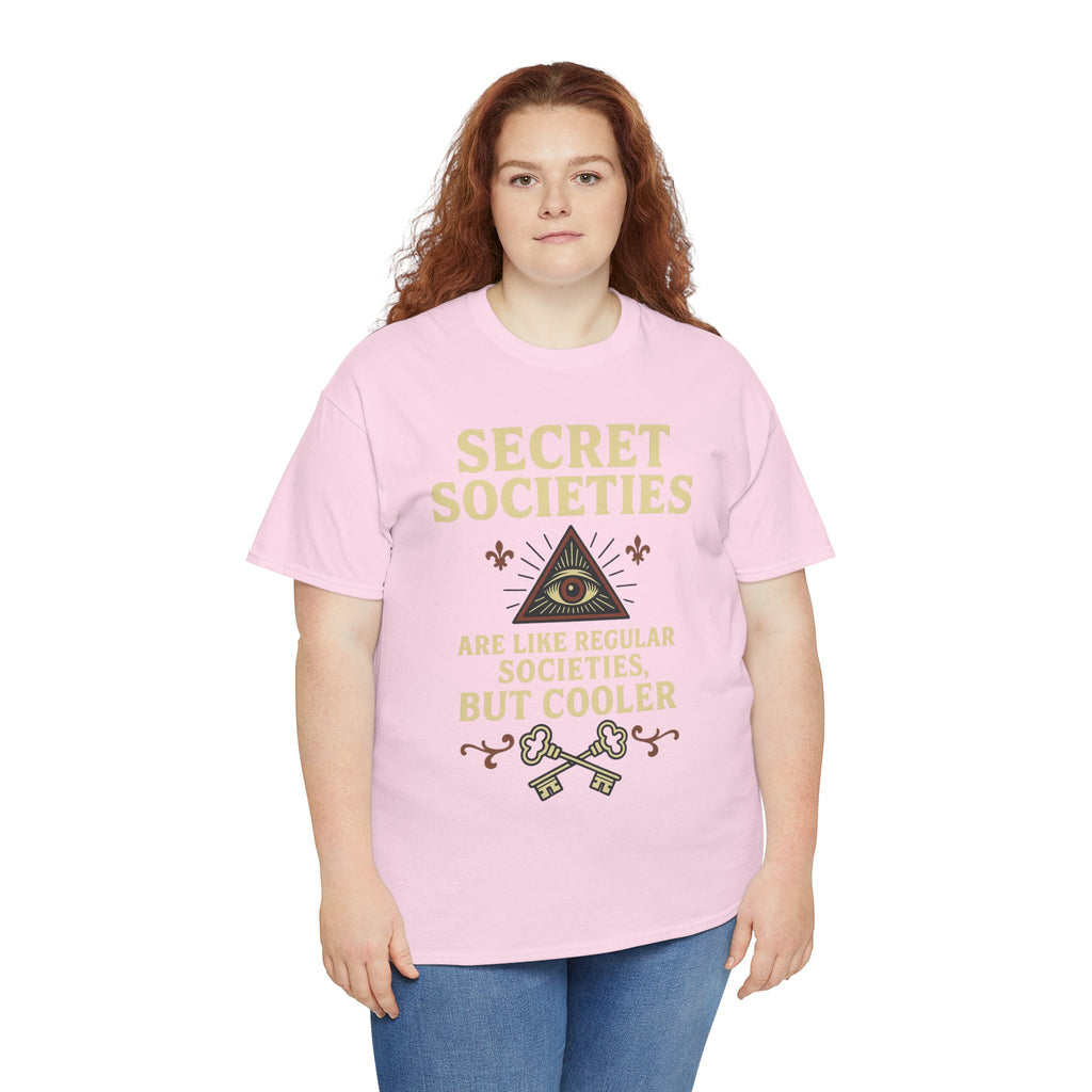 Secret Societies Shirt – Illuminati Eye Graphic Tee – Gildan 5000 Soft Cotton – Trash Cult Vintage Design