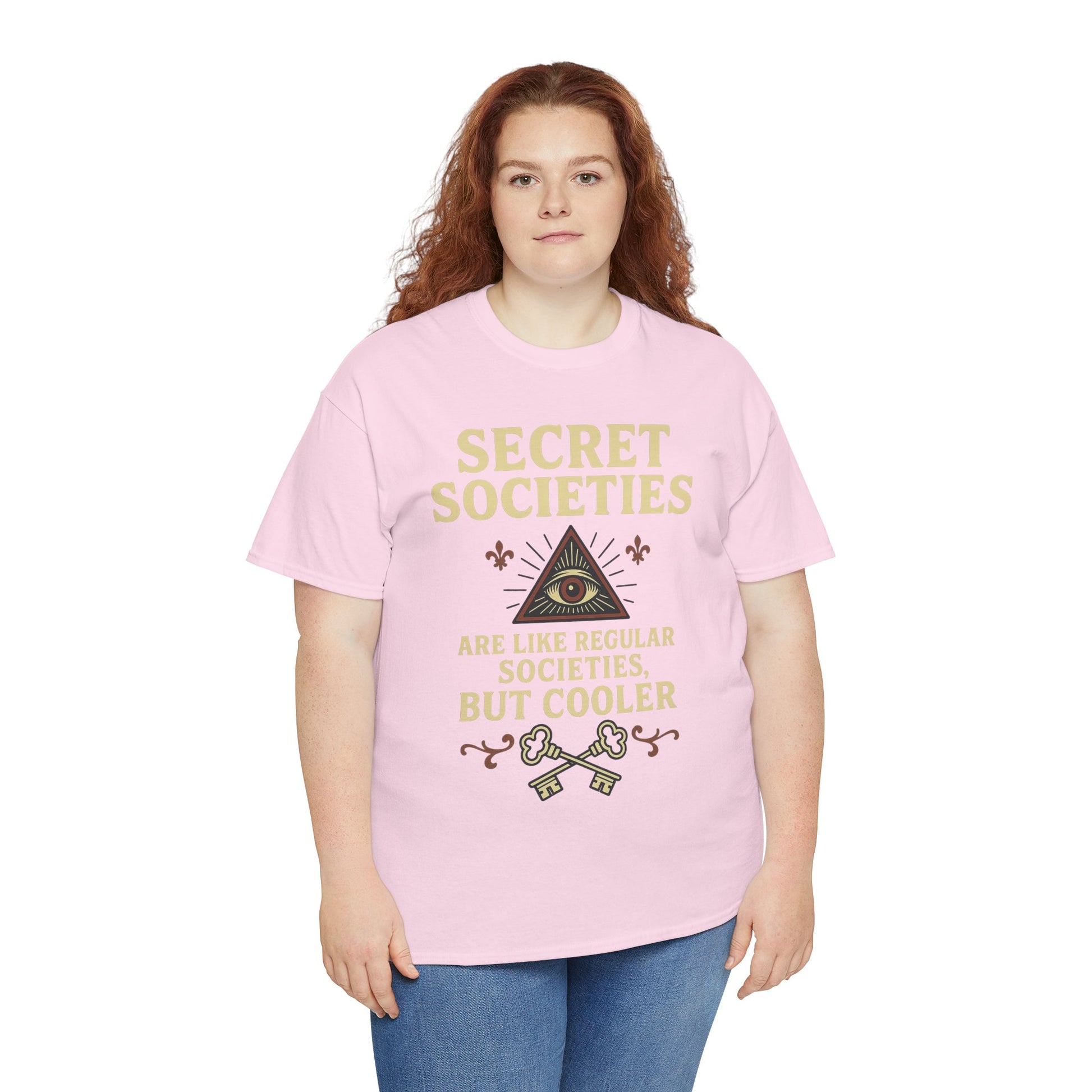 Secret Societies Shirt – Illuminati Eye Graphic Tee – Gildan 5000 Soft Cotton – Trash Cult Vintage Design