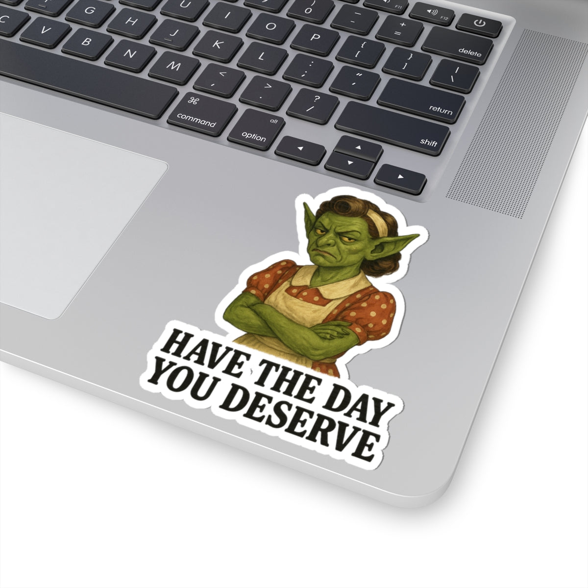 Sassy Kiss-Cut Stickers - 'Have the Day You Deserve' Motivational Decals for Laptops, Water Bottles, and Journals, Fun Gifts for [...]