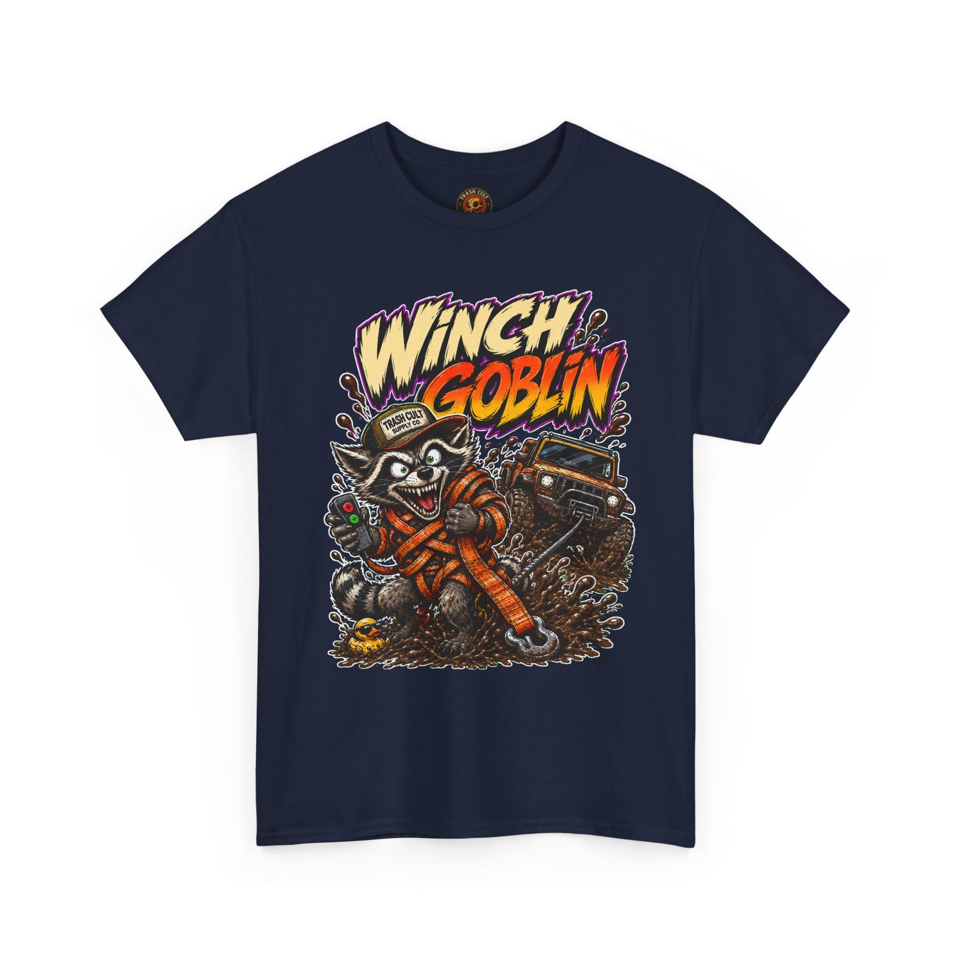 Winch Goblin Tee — Vintage Tow Truck Mechanic Graphic Shirt