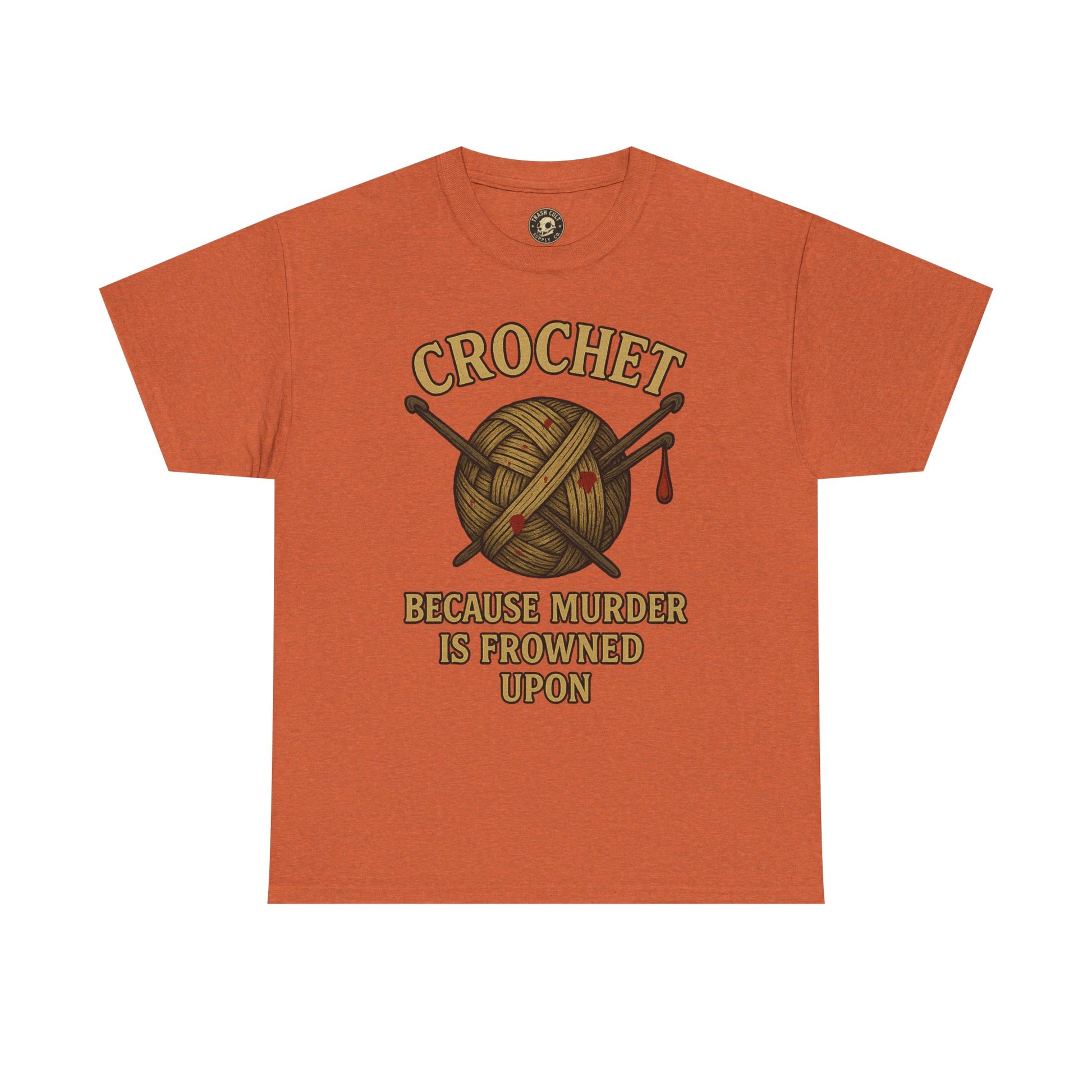 Crochet Humor Tee - Perfect for Crafters, Knitters, and Yarn Lovers - Gifts for Birthdays, Christmas, Craft Parties, and More