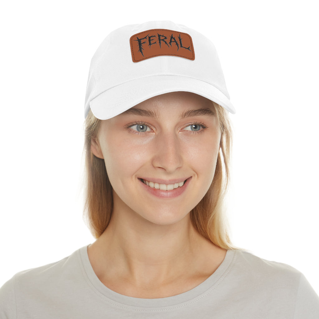 FERAL Embroidered Leather Patch Hat – Trash Cult Supply Co.