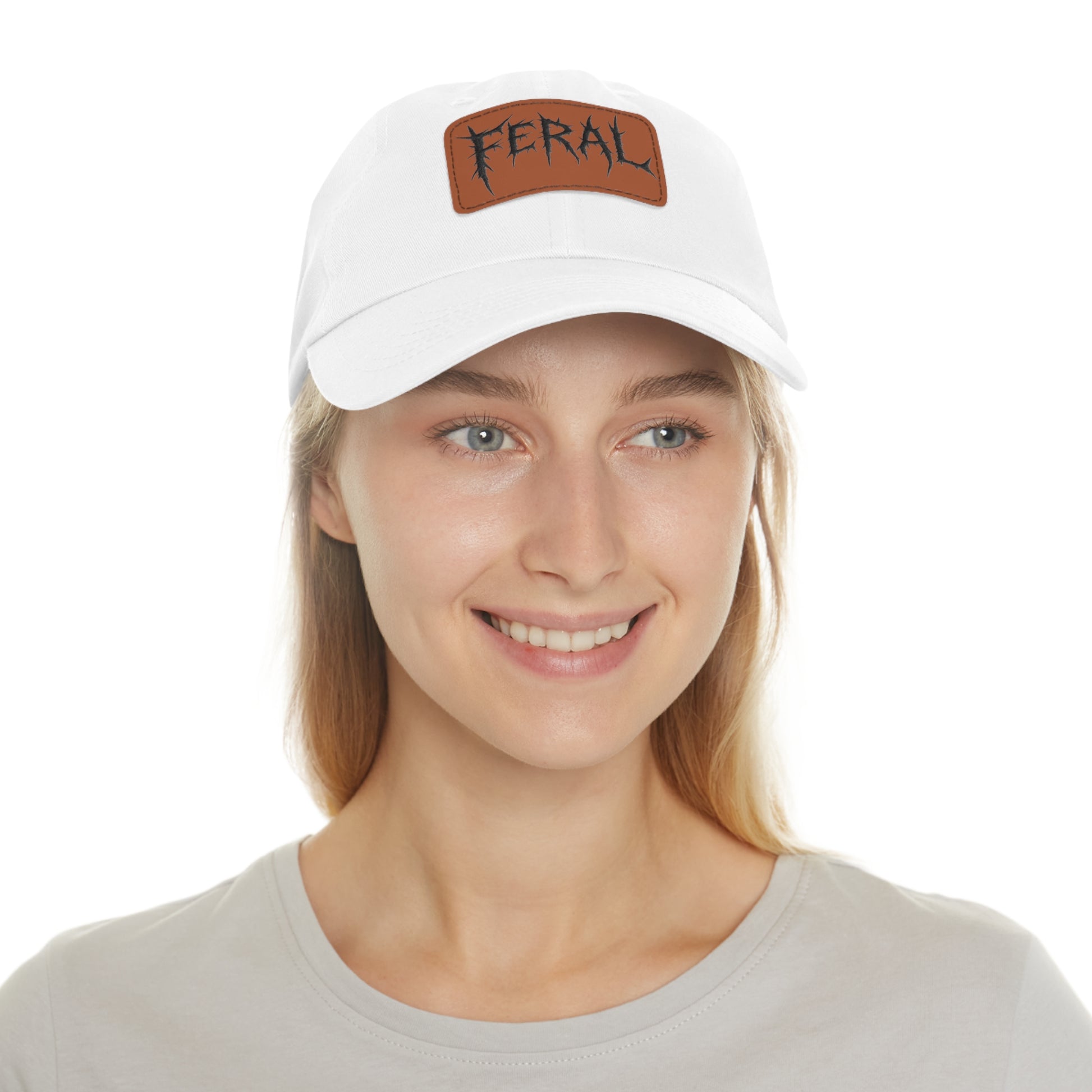 FERAL Embroidered Leather Patch Hat – Trash Cult Supply Co.