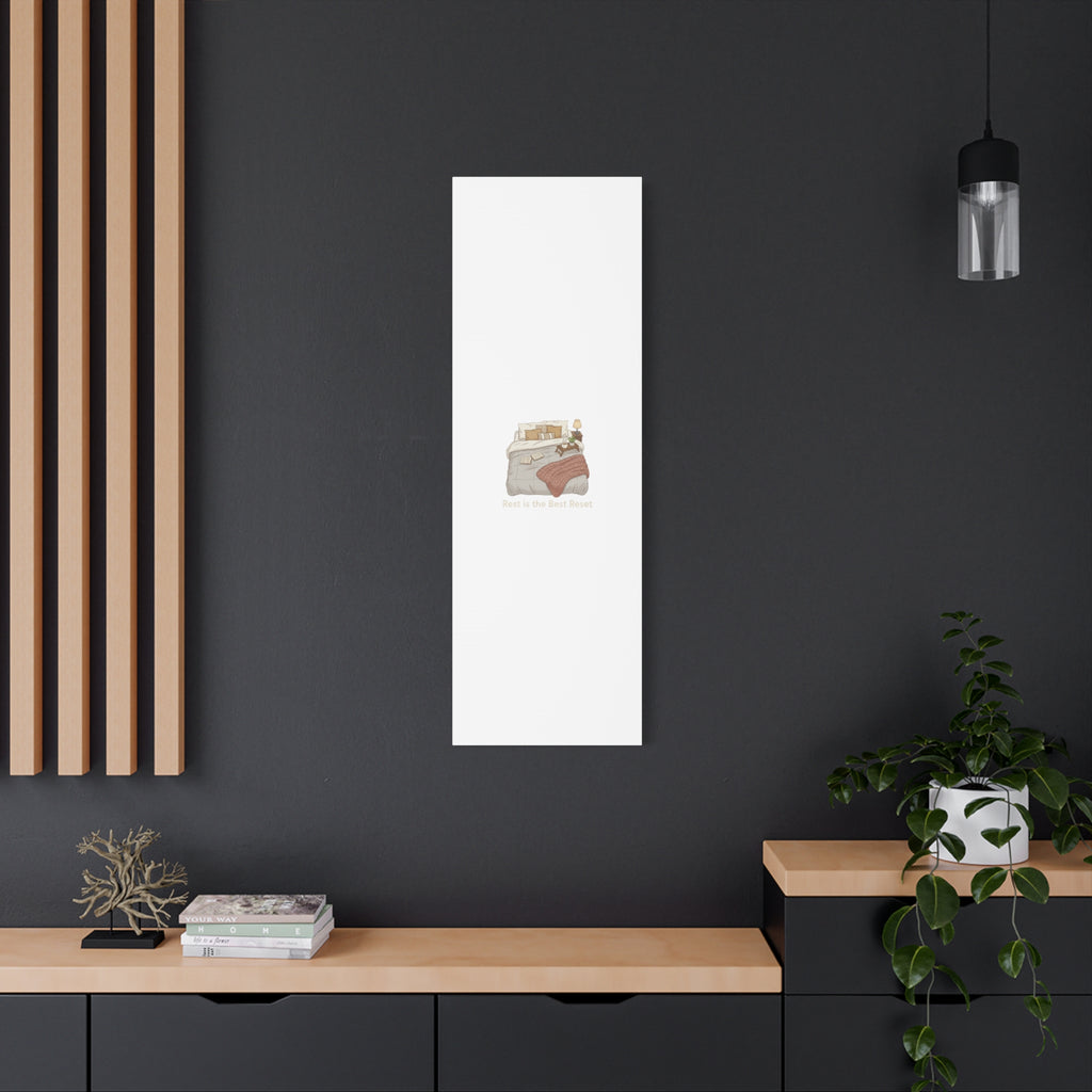 Rest is the Best Reset Canvas | sleepy humor, restful vibes