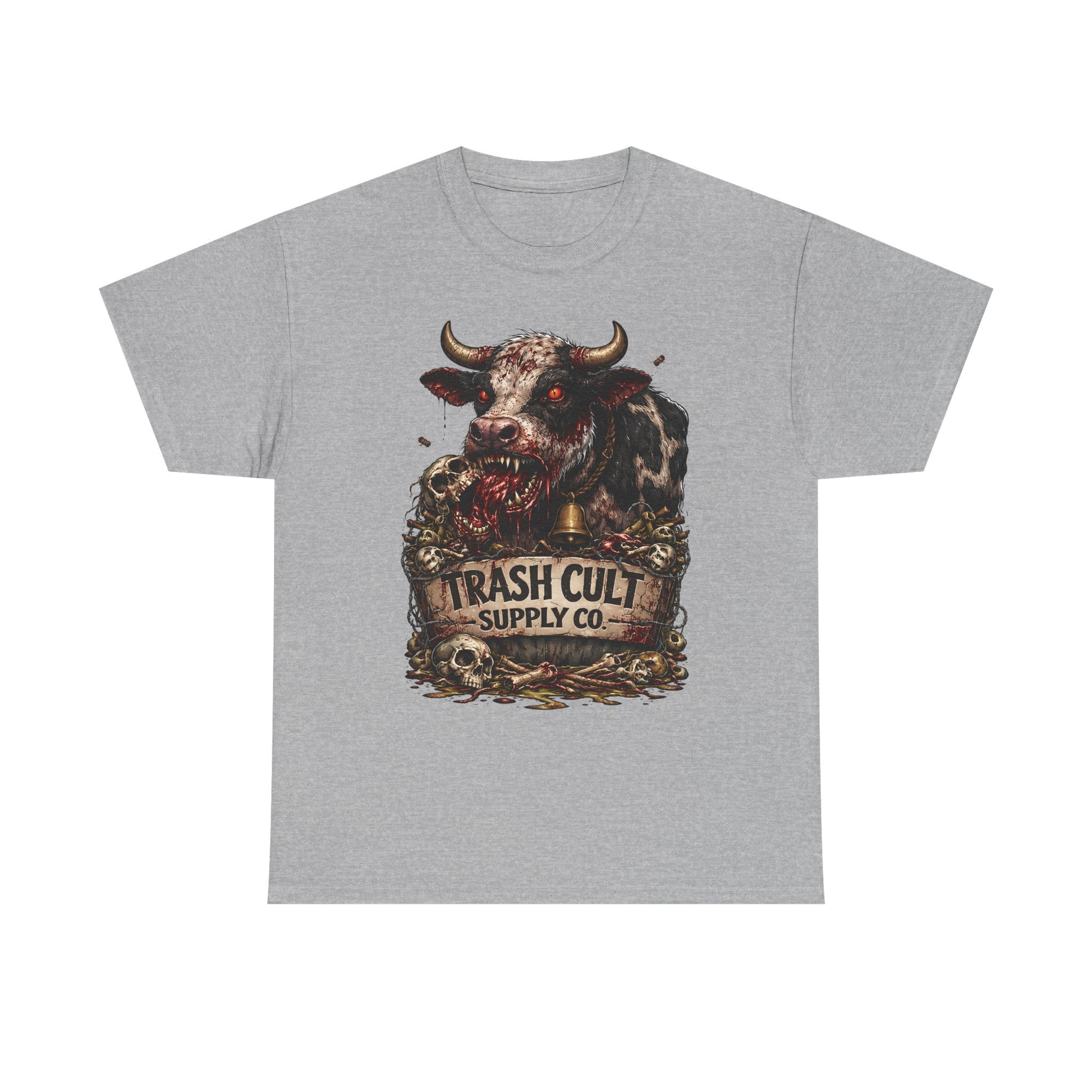 Trash Cult Supply Co. Cow Skull Tee