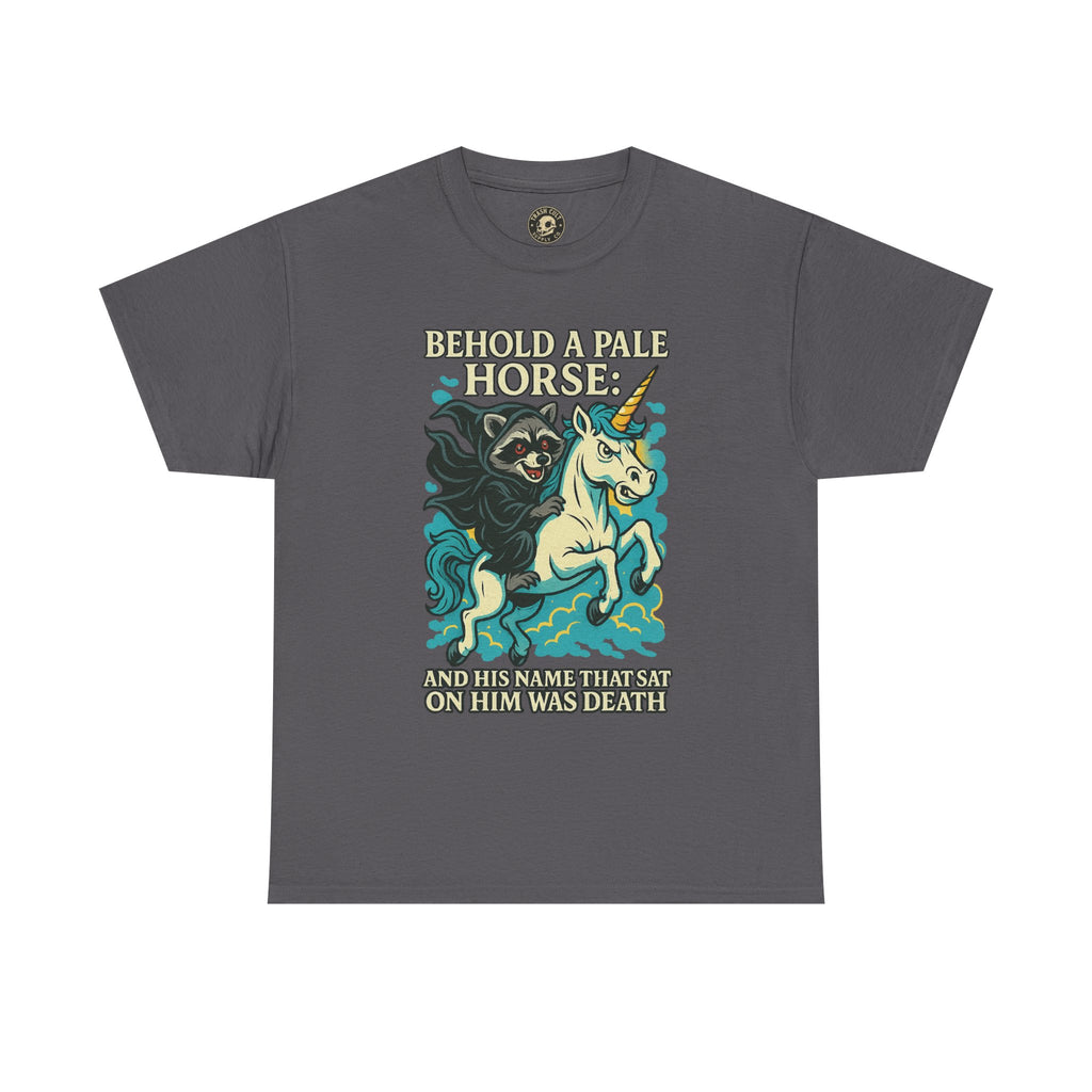 Behold a Pale Horse – Raccoon of Death Shirt | Gildan 5000 Unisex Tee