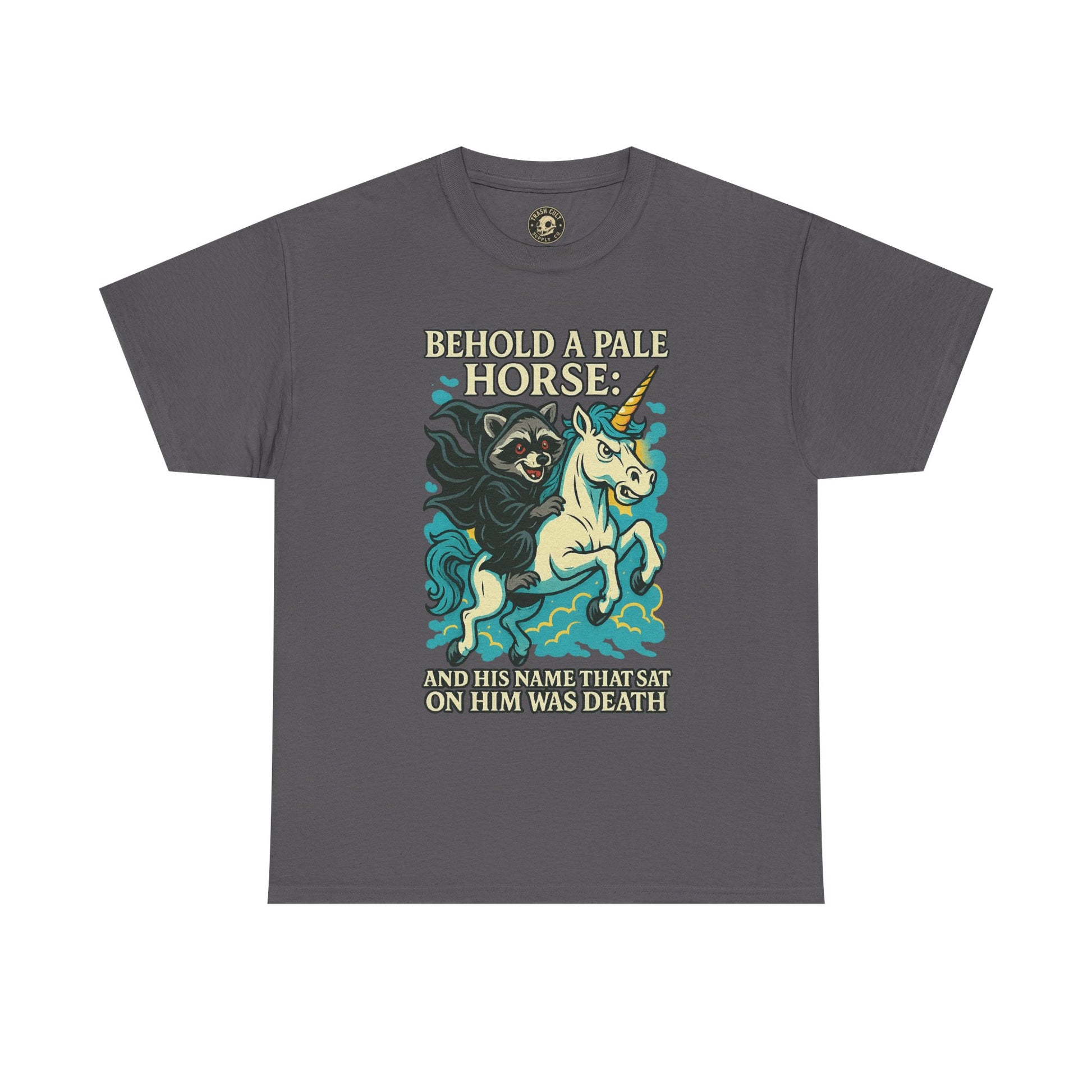 Behold a Pale Horse – Raccoon of Death Shirt | Gildan 5000 Unisex Tee