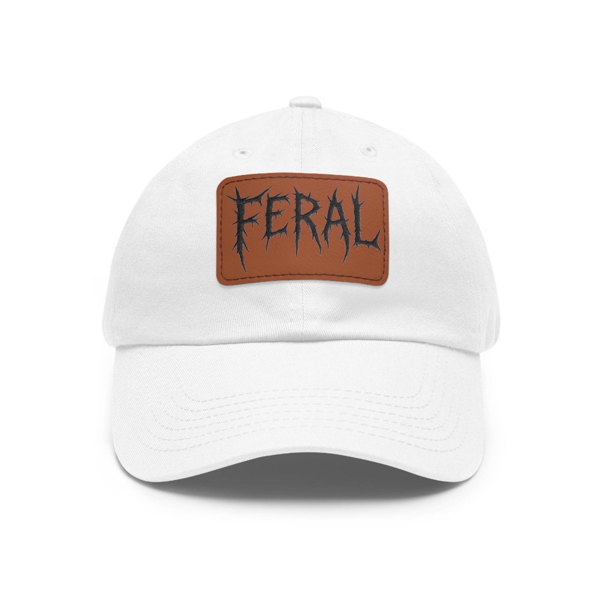 FERAL Embroidered Leather Patch Hat – Trash Cult Supply Co.