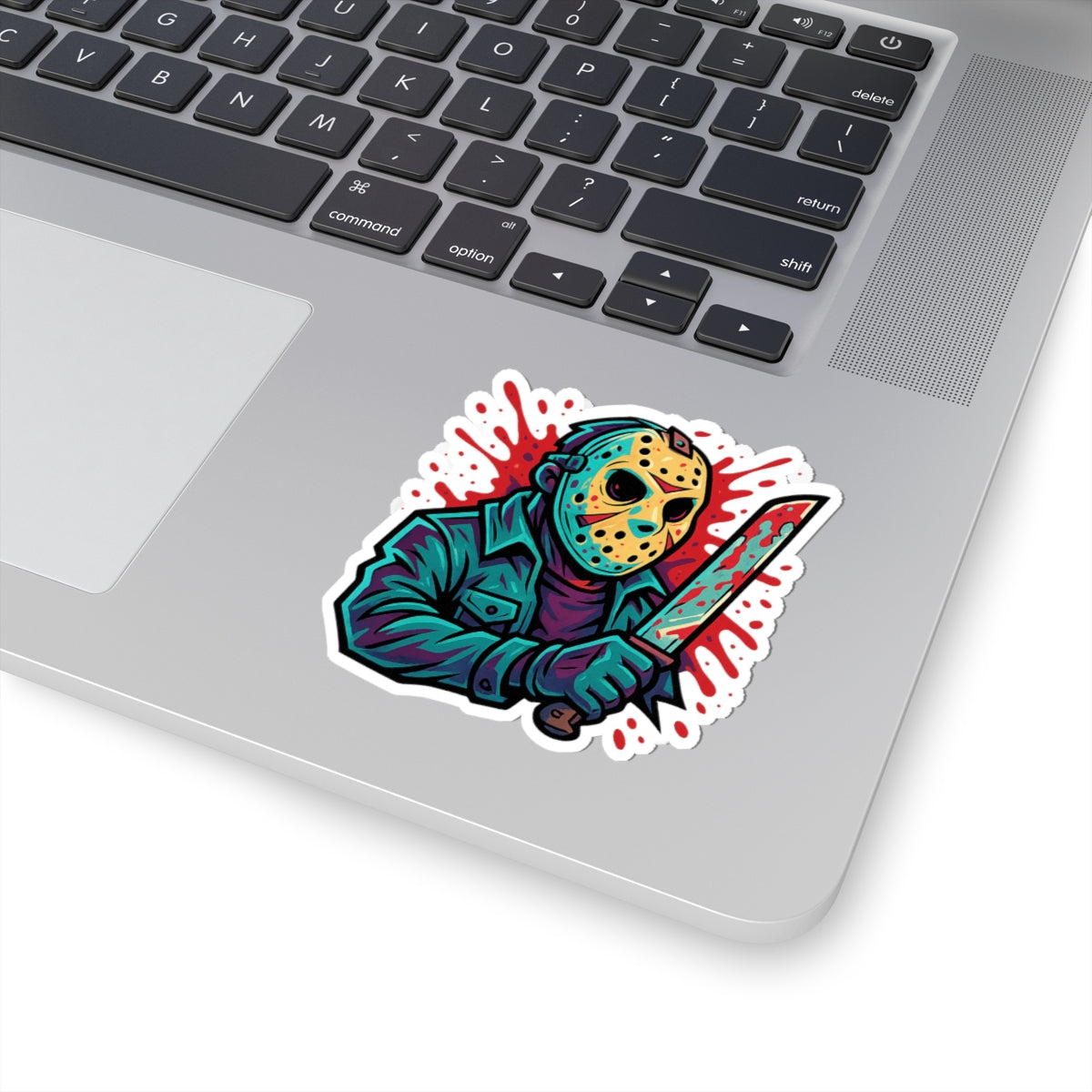 Jason Voorhees Graffiti Sticker – New School Slasher Art Kiss Cut