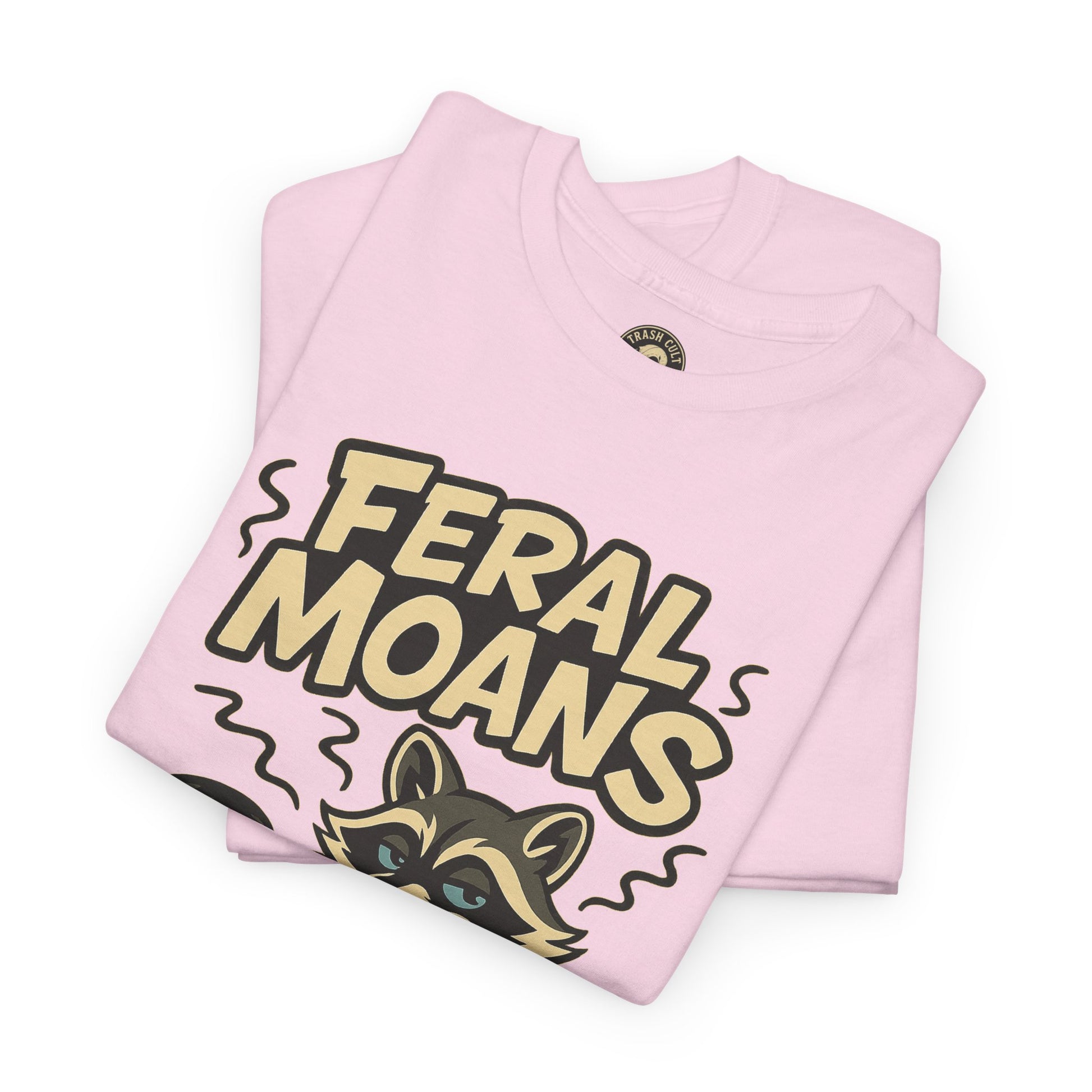 Feral Moans Unisex Heavy Cotton Tee, Funny Graphic Tee, Animal Lover Shirt, Casual Wear, Gift for Nature Enthusiasts