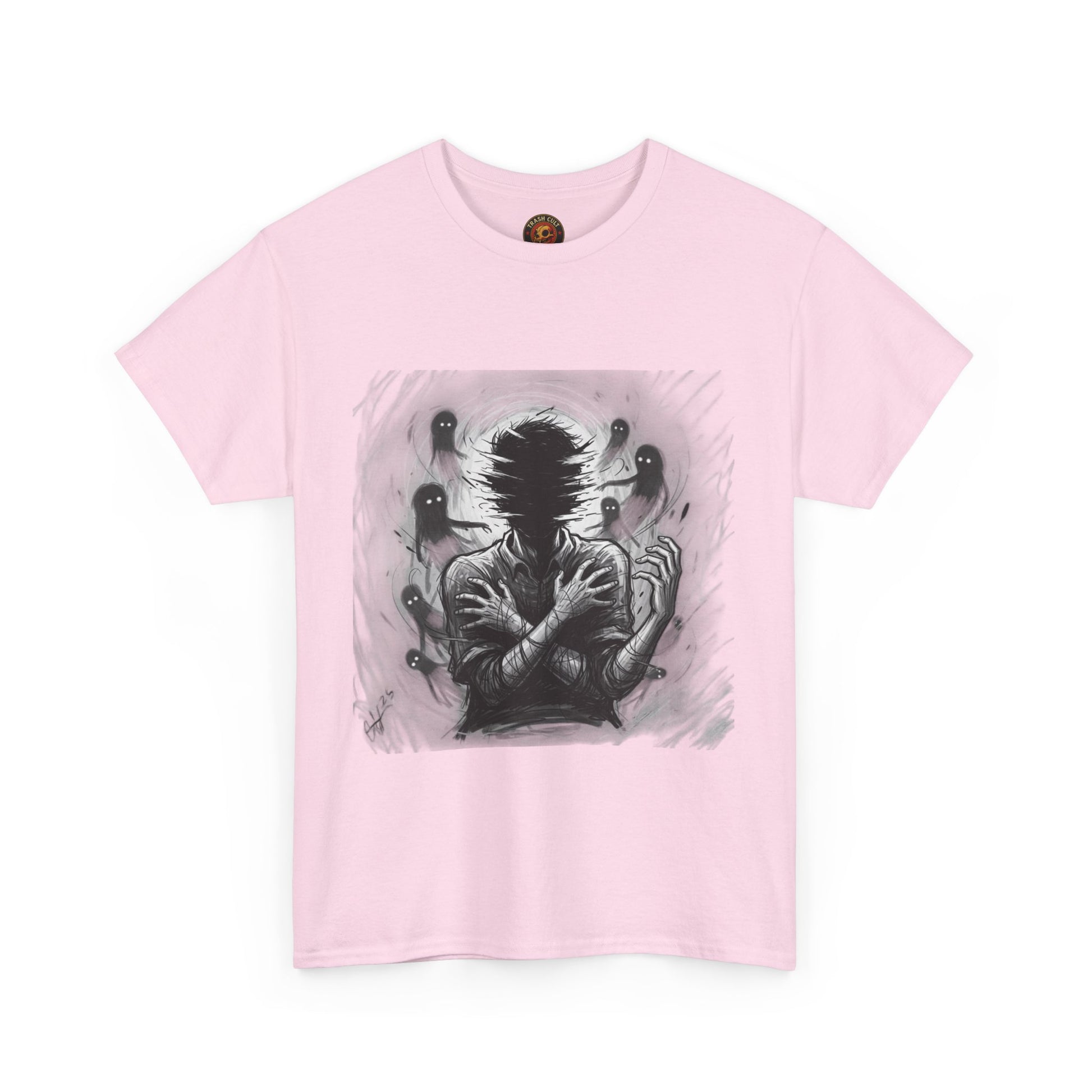 Xian Allen x Trash Cult Shirt – “Don’t Let Them In” | Ghost Spiral Emotional Horror Tee