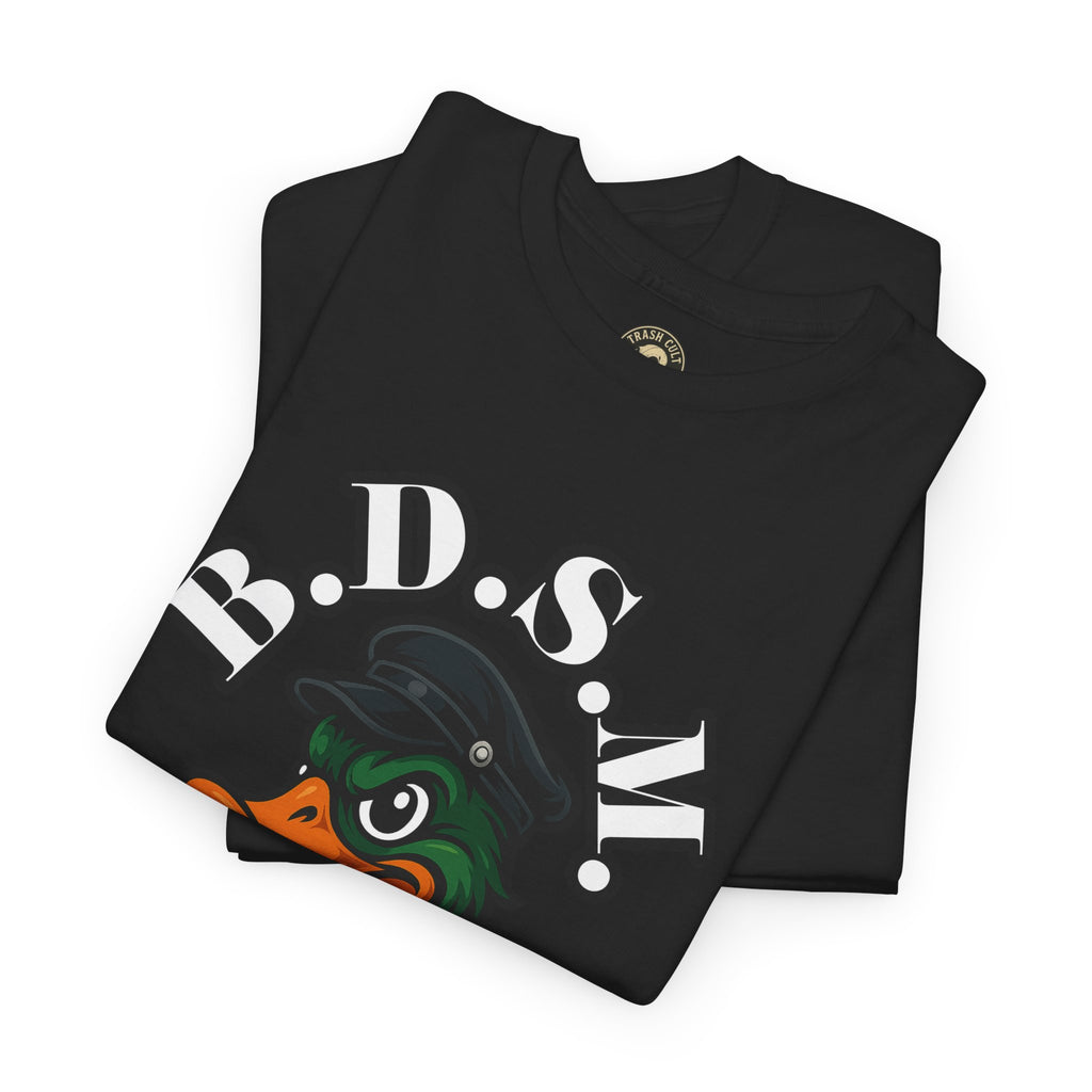 BDSM Mallard Duck Biker Shirt – Funny Biker Duck Tee on Gildan 5000