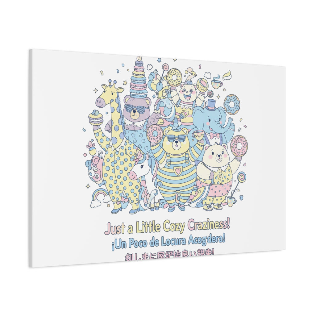Cozy Craziness Canvas | mildly unhinged cute, whimsical weird