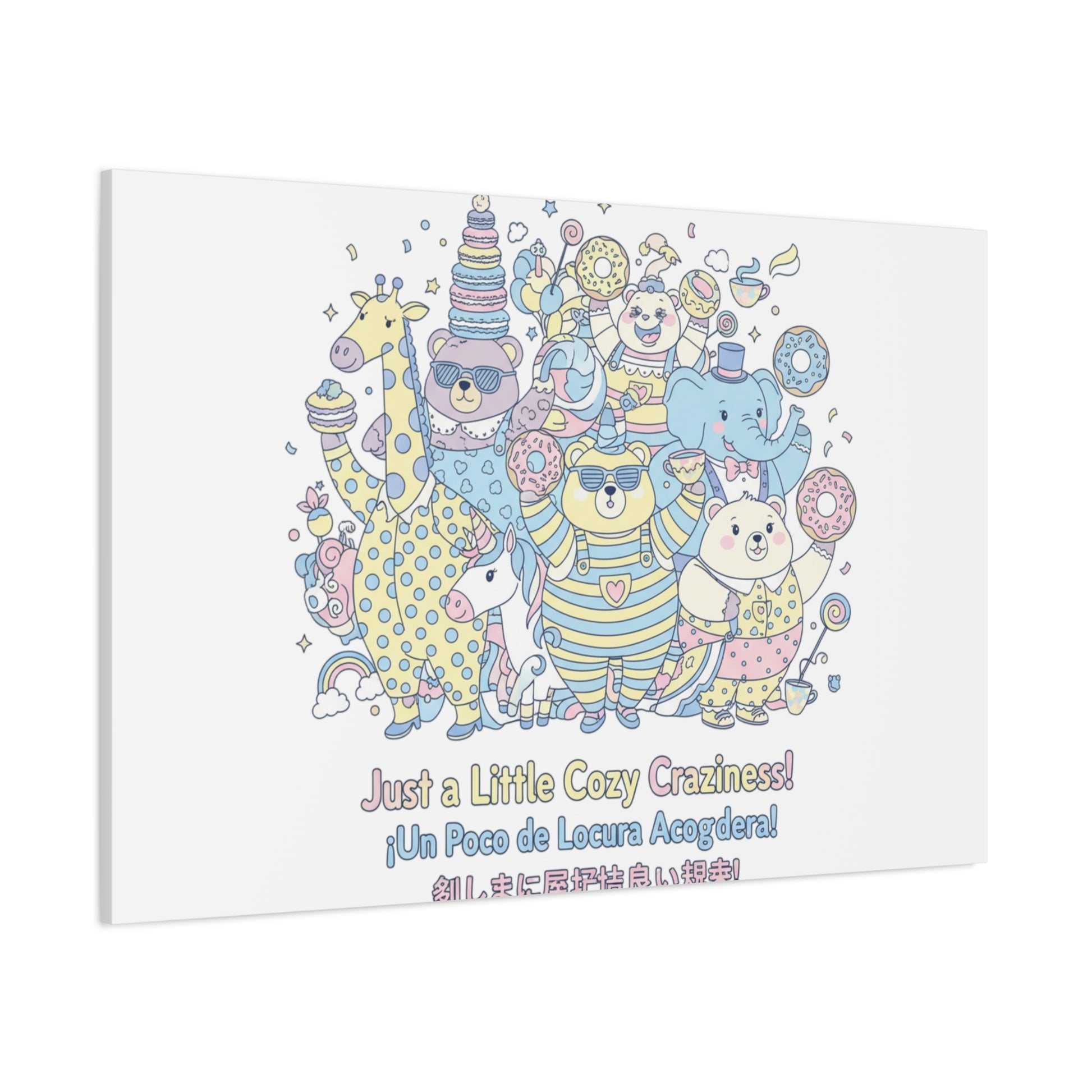 Cozy Craziness Canvas | mildly unhinged cute, whimsical weird