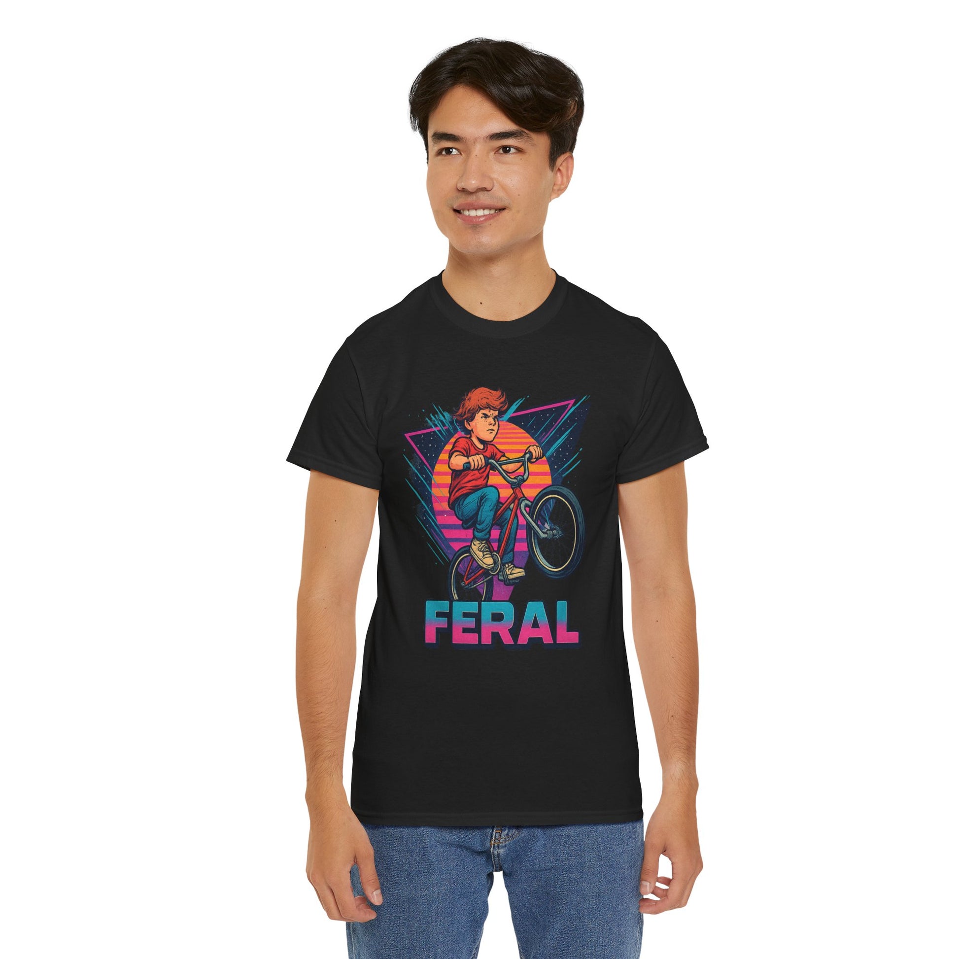 Feral BMX Adventure Tee – Ride Wild in Retro Style
