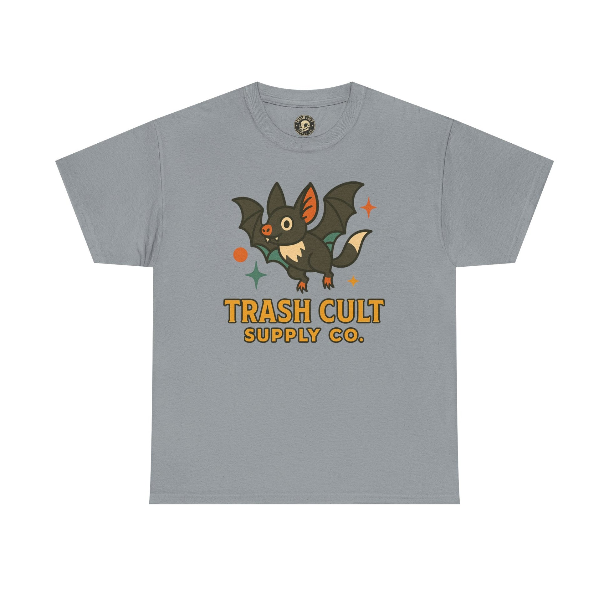 Trash Cult Supply Co. Unisex Heavy Cotton Tee - Fun Graphic Tee for Casual Wear, Perfect Gift for Bat Lovers, Halloween T-Shirt, [...]