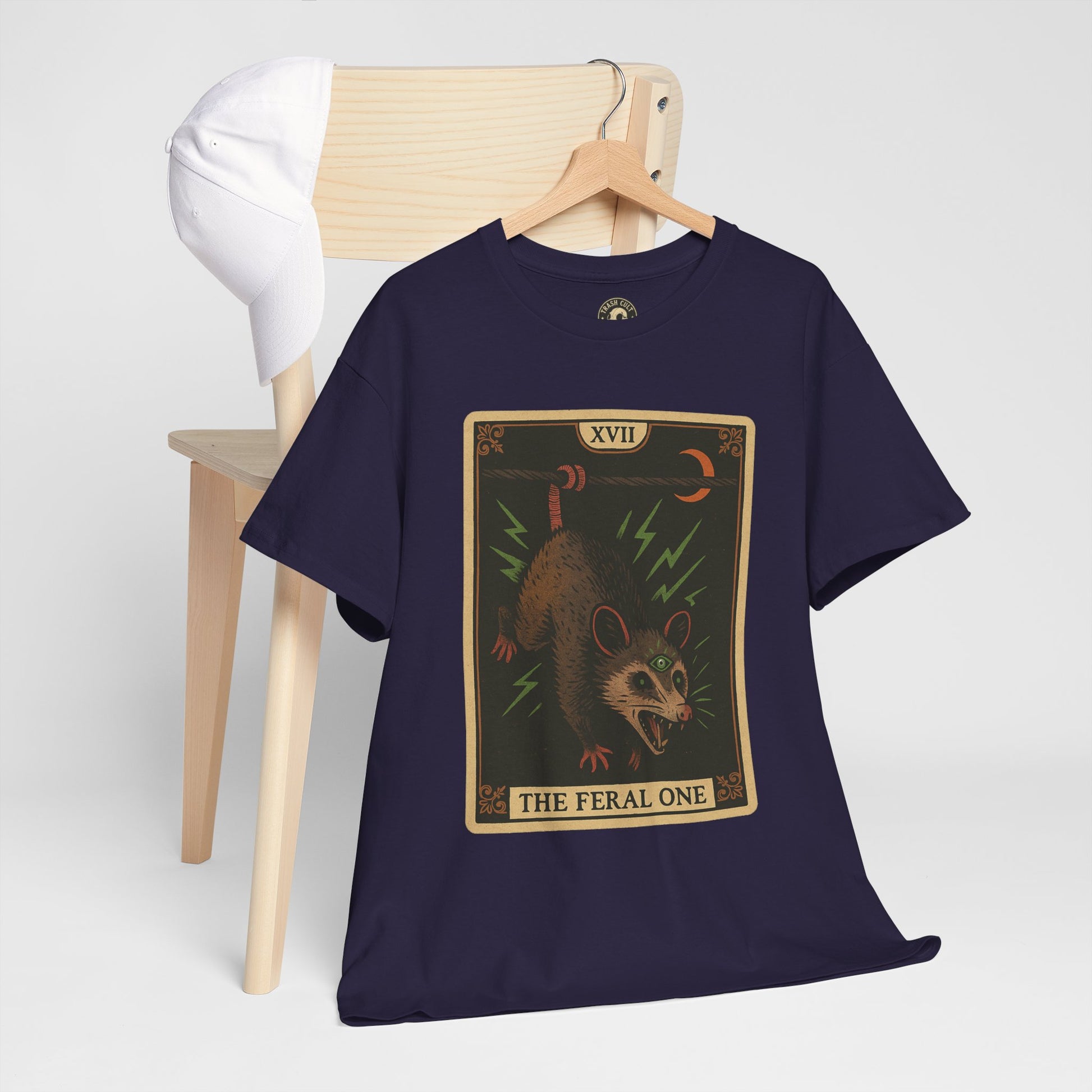 Feral One Graphic Tee - Quirky Unisex T-Shirt, Vintage Inspired, Animal Art, Casual Wear, Gifts for Him/Her