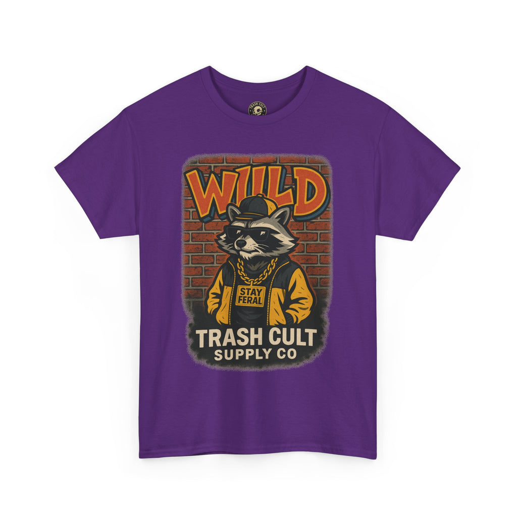 Wild Trash Cult Unisex Tee, Retro Animal T-Shirt, Graphic Tee, Eco-Conscious Apparel, Gift for Nature Lovers, Casual Streetwear