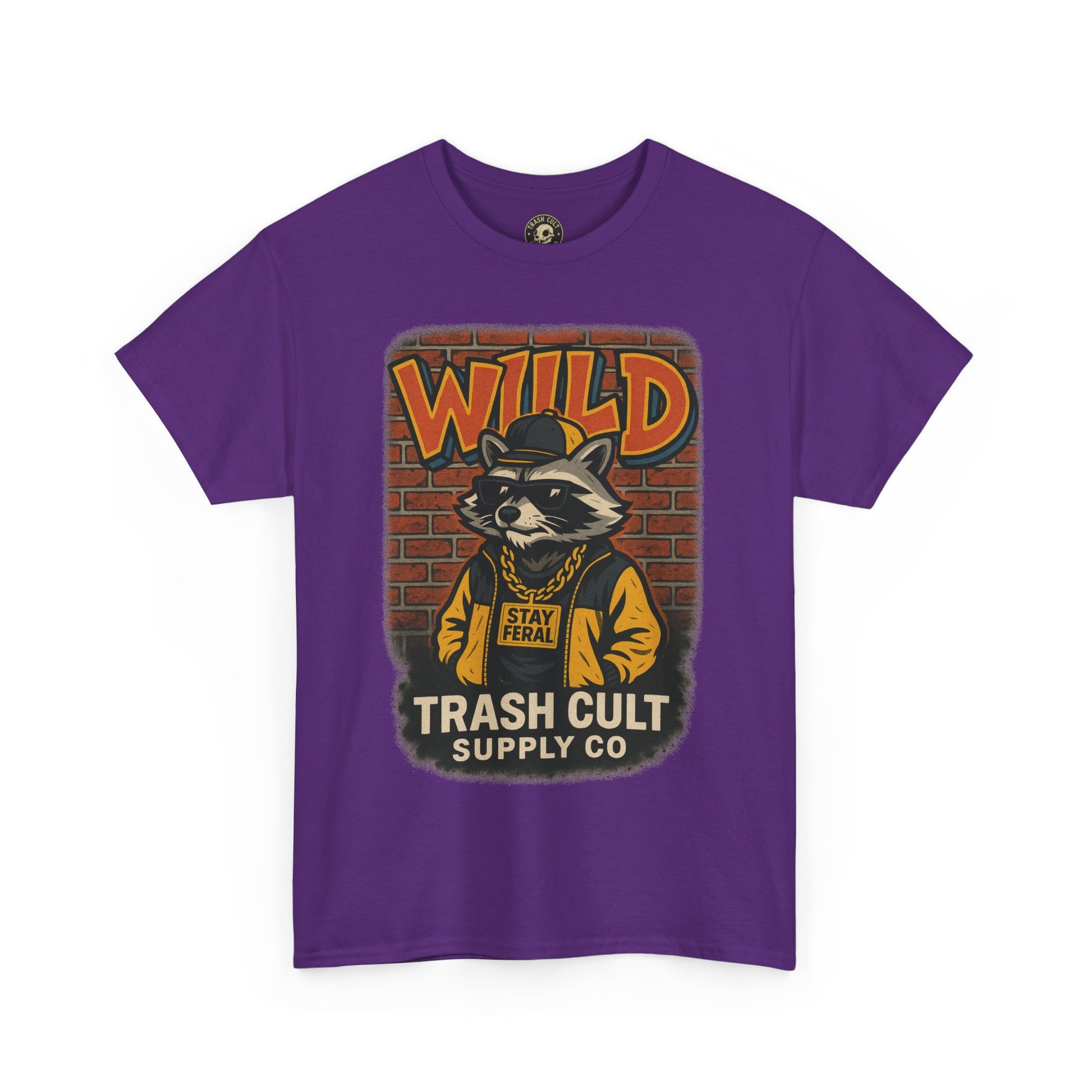 Wild Trash Cult Unisex Tee, Retro Animal T-Shirt, Graphic Tee, Eco-Conscious Apparel, Gift for Nature Lovers, Casual Streetwear