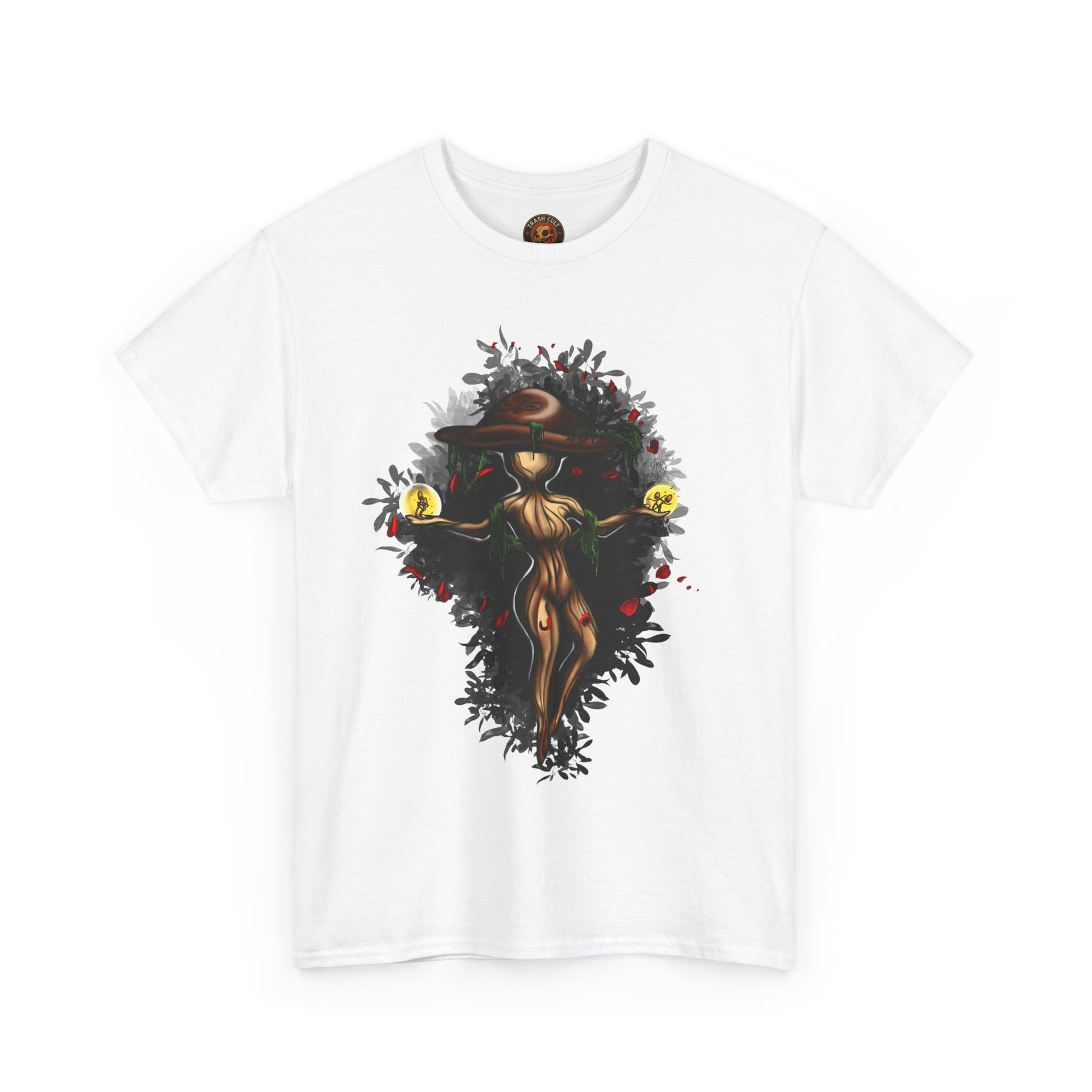Mushroom Spirit T-Shirt – Lara Davenport x Trash Cult Supply Co. Collab (Gildan 5000)