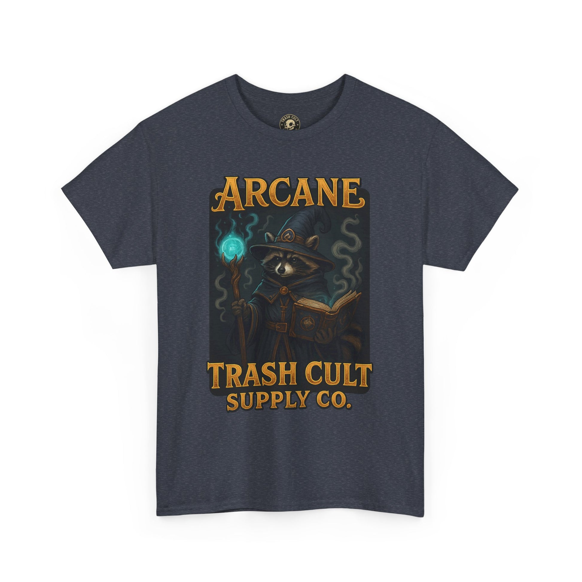 Arcane Trash Cult Unisex Heavy Cotton Tee, Cult Merchandise, Witchy Style, Halloween Tee, Casual Everyday Wear