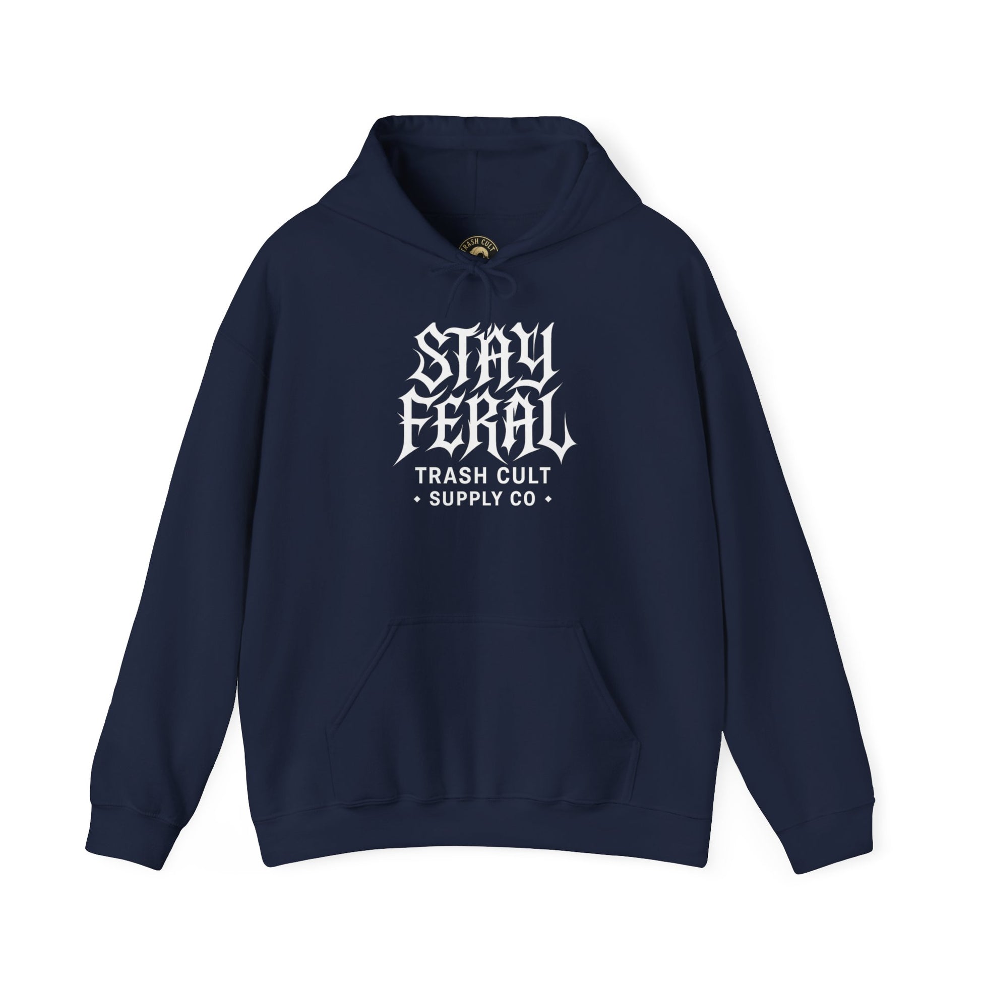 Stay Feral Gothic Hoodie – Trash Cult Supply Co Unisex Pullover