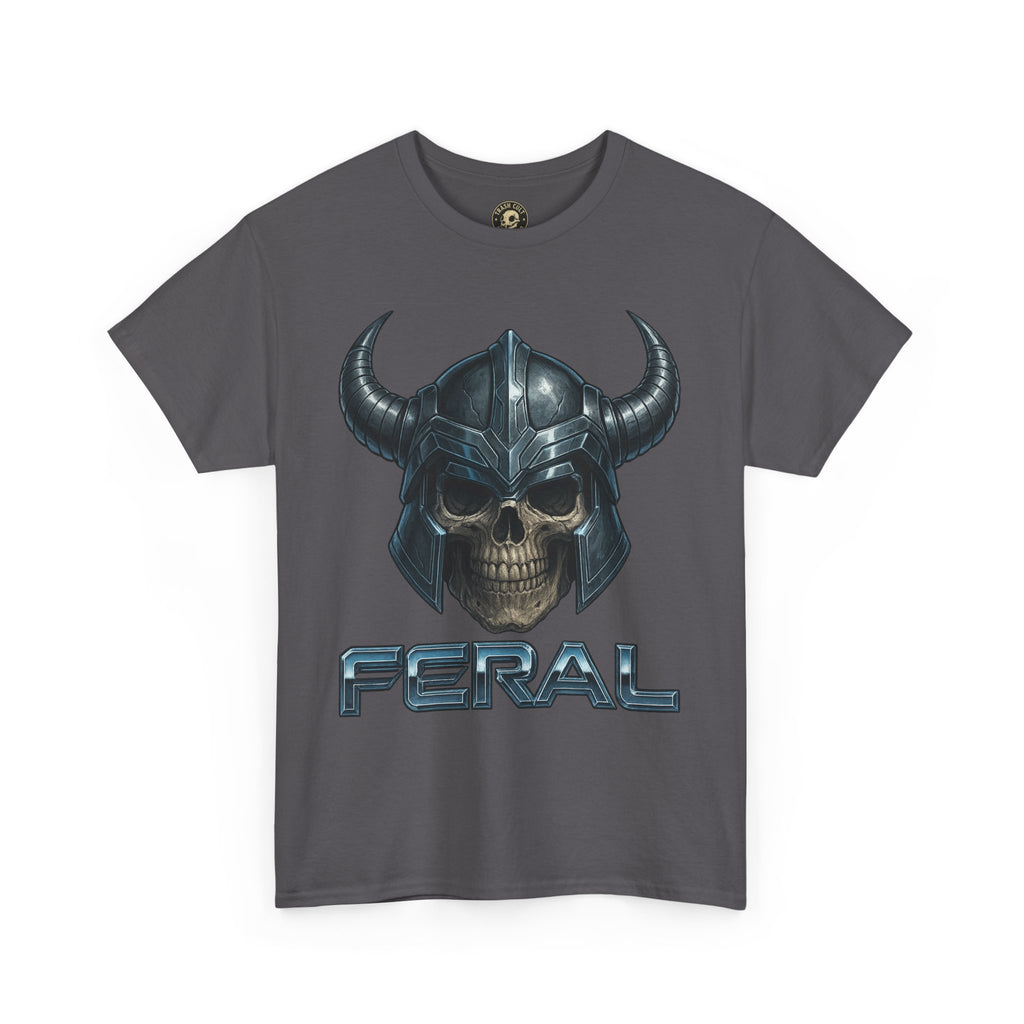 Feral Skull Graphic Tee, Unisex Cotton Shirt, Casual Wear, Gamer Apparel, Unique Gift for Fans