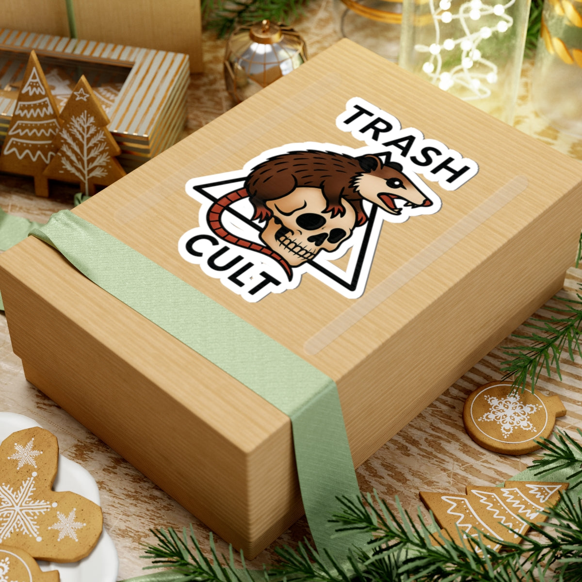 Trash Cult Kiss-Cut Stickers | Edgy Art Stickers, Laptop Decoration, Unique Gifts, Cool Sticker Pack, Street Style Decor